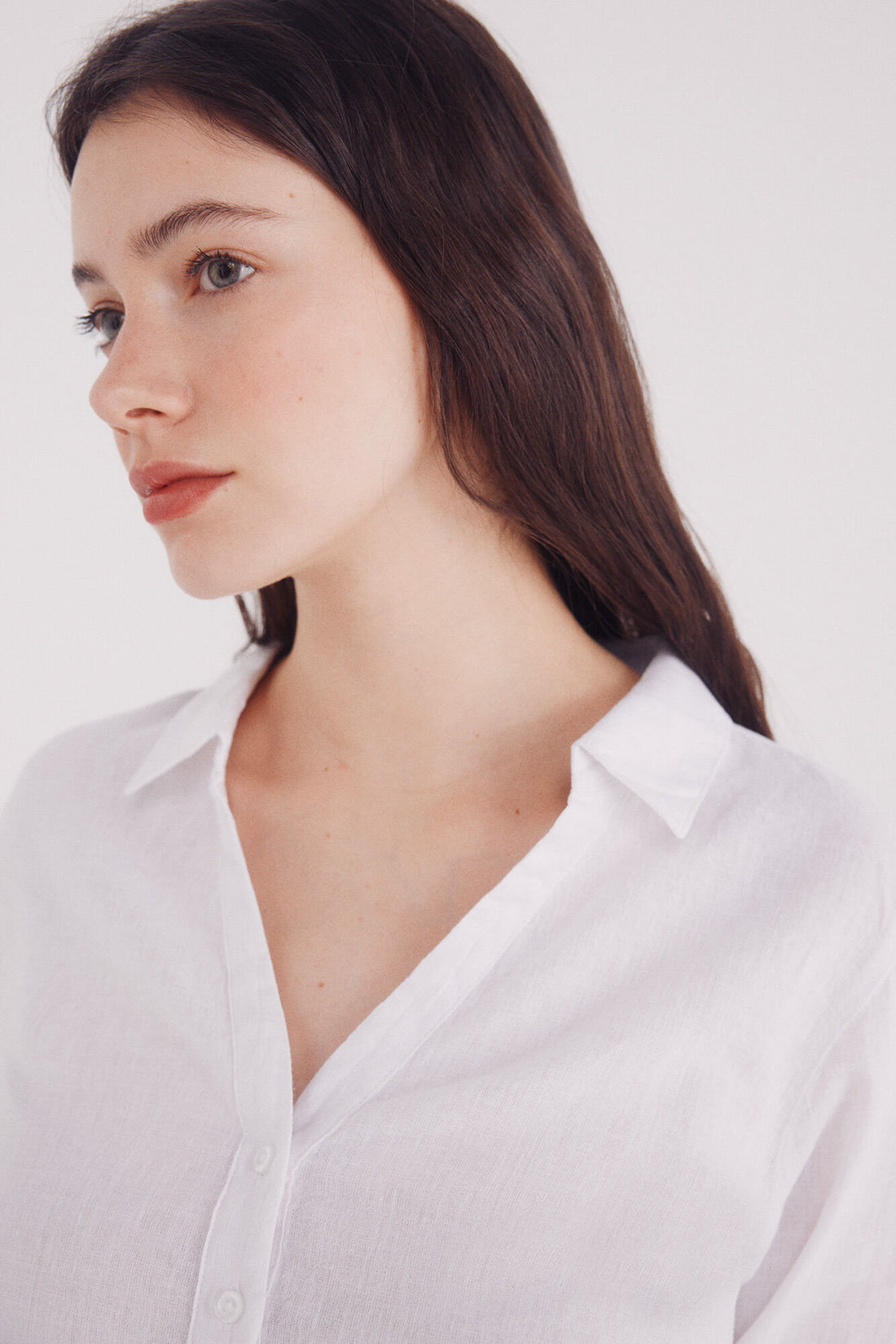 Springfield_Linen Linen Polo Shirt Blouse_6799712_99_02