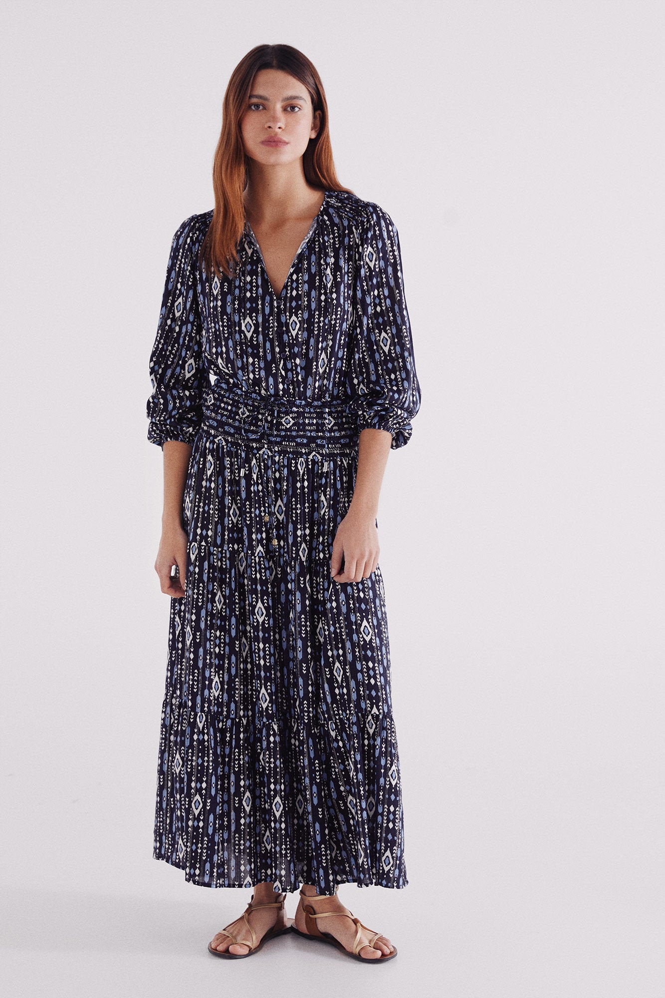 Springfield_Ethnic Honeycomb Blouse_6799734_10_03