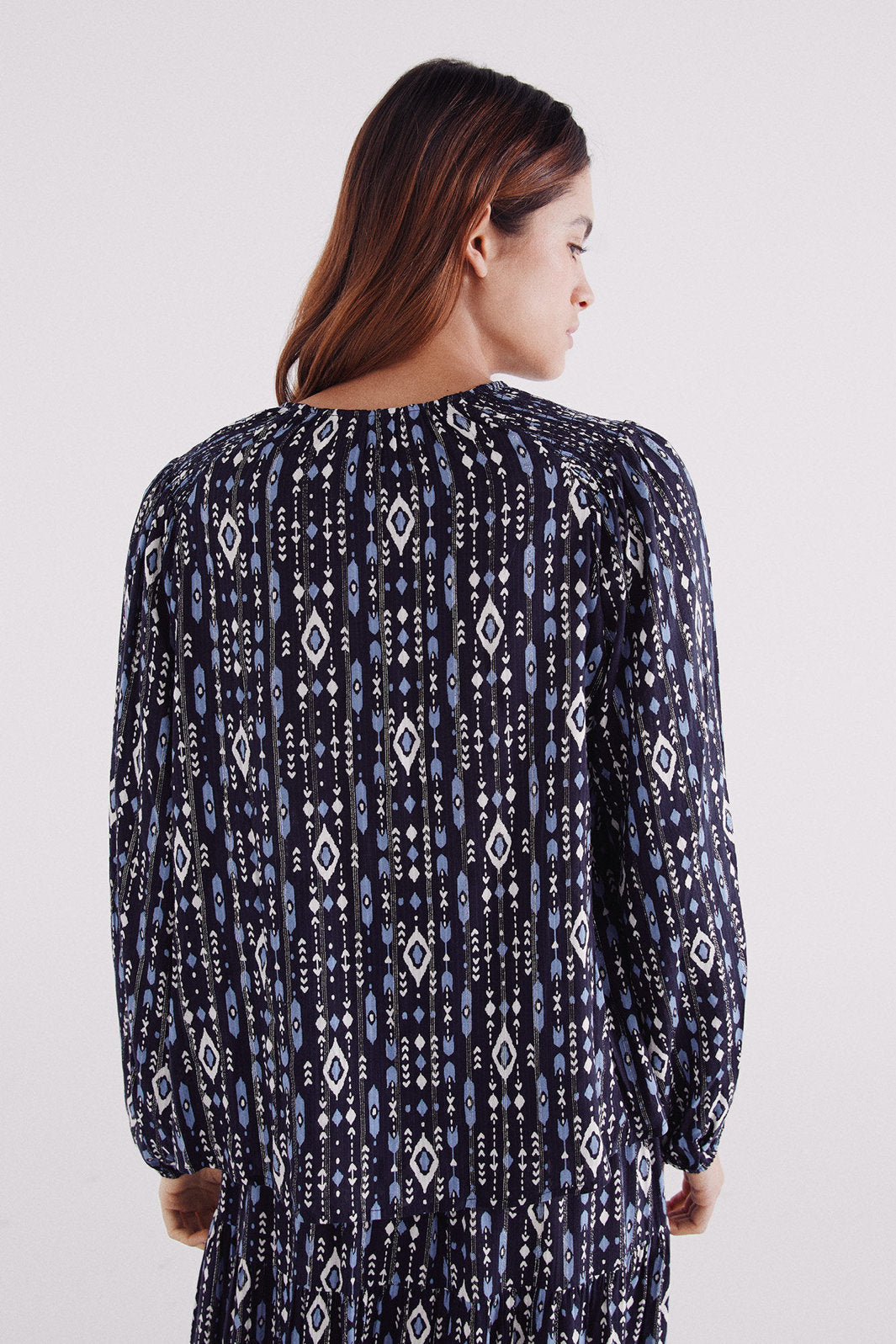 Springfield_Ethnic Honeycomb Blouse_6799734_10_05