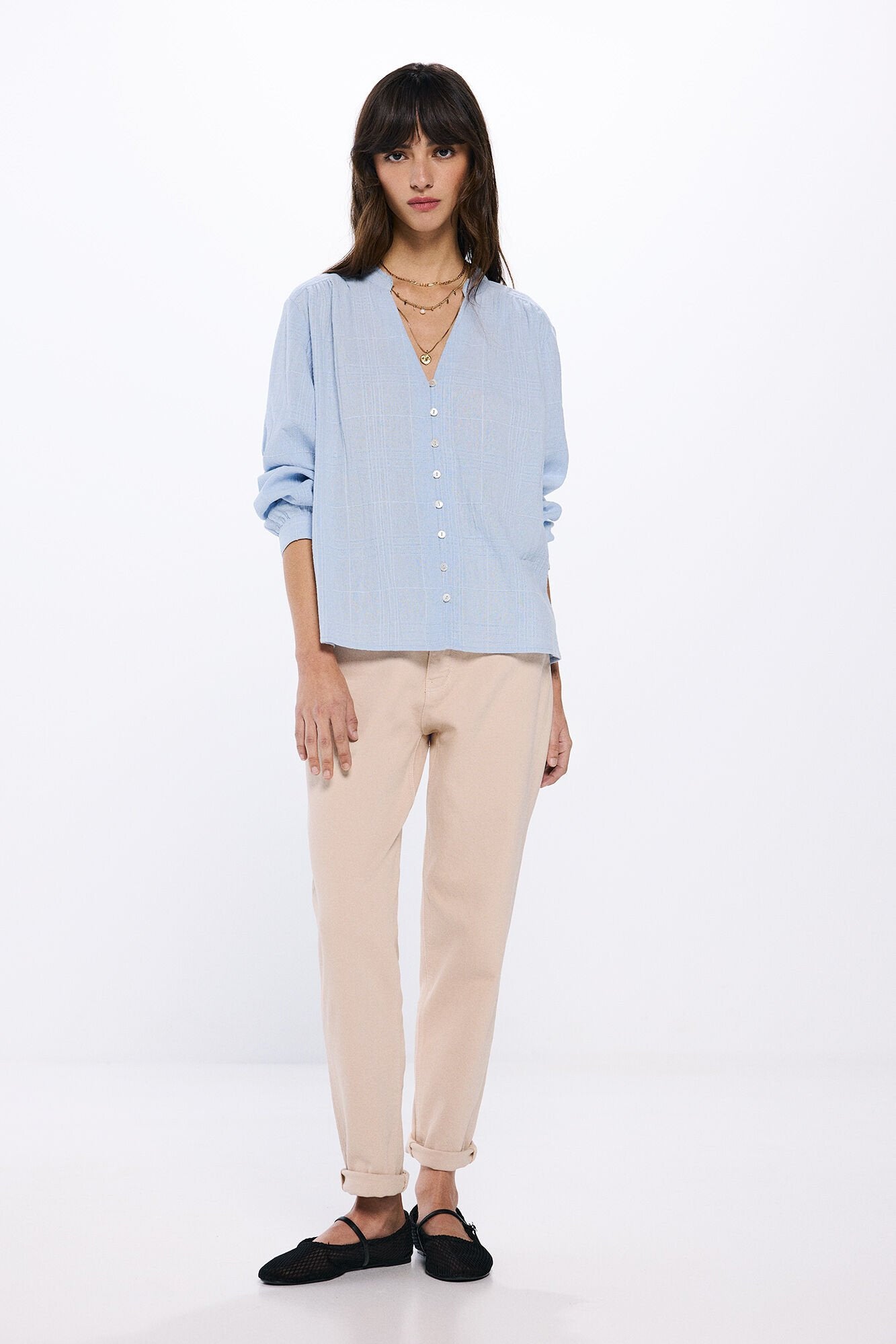 Springfield_Lace Structure Blouse_6799738_81_04