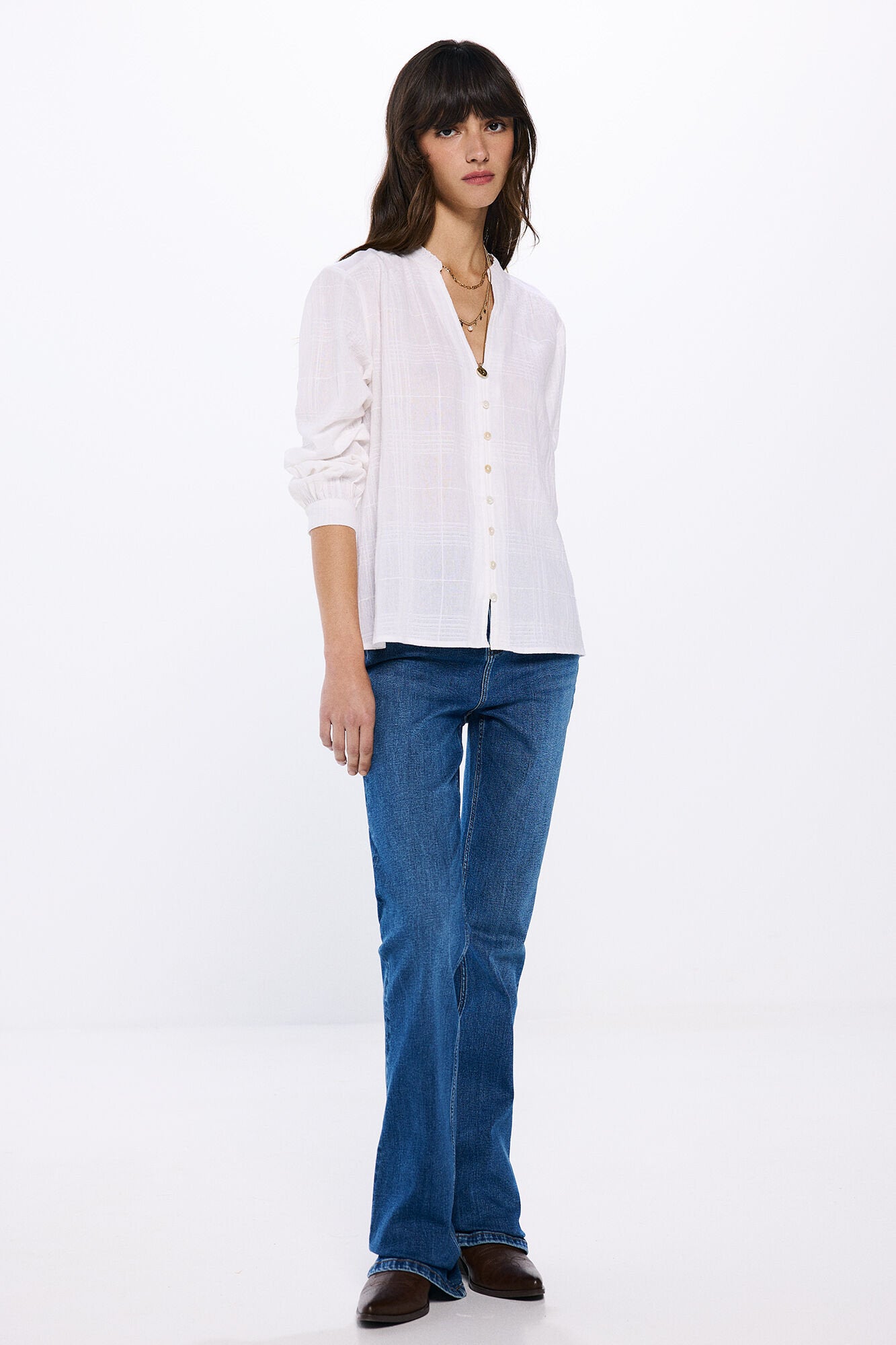 Springfield_Lace Structure Blouse_6799738_98_03