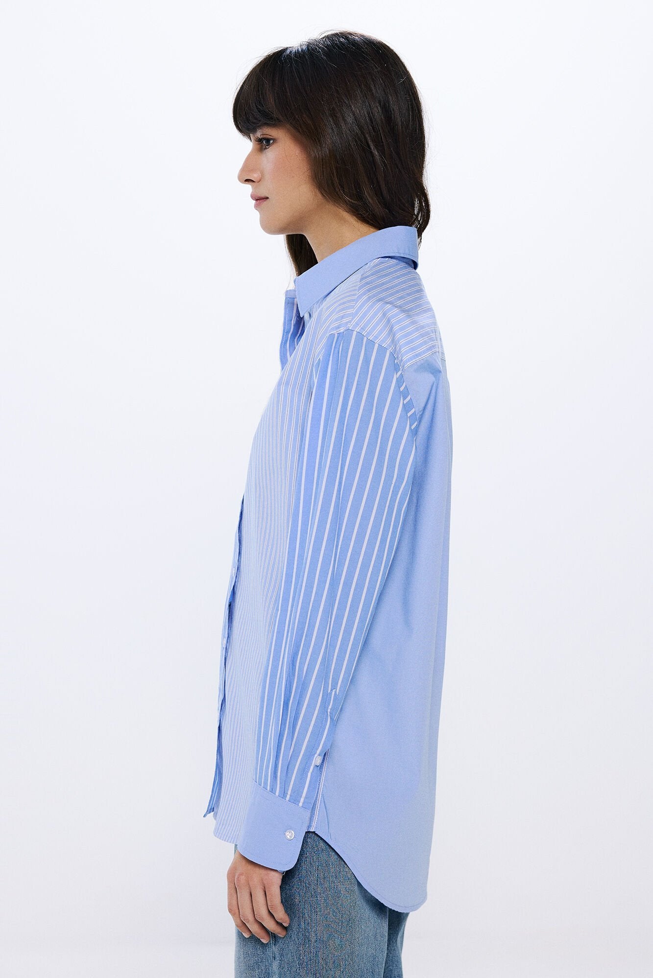 Springfield_Oversized Mixed Striped Shirt_6799739_16_05