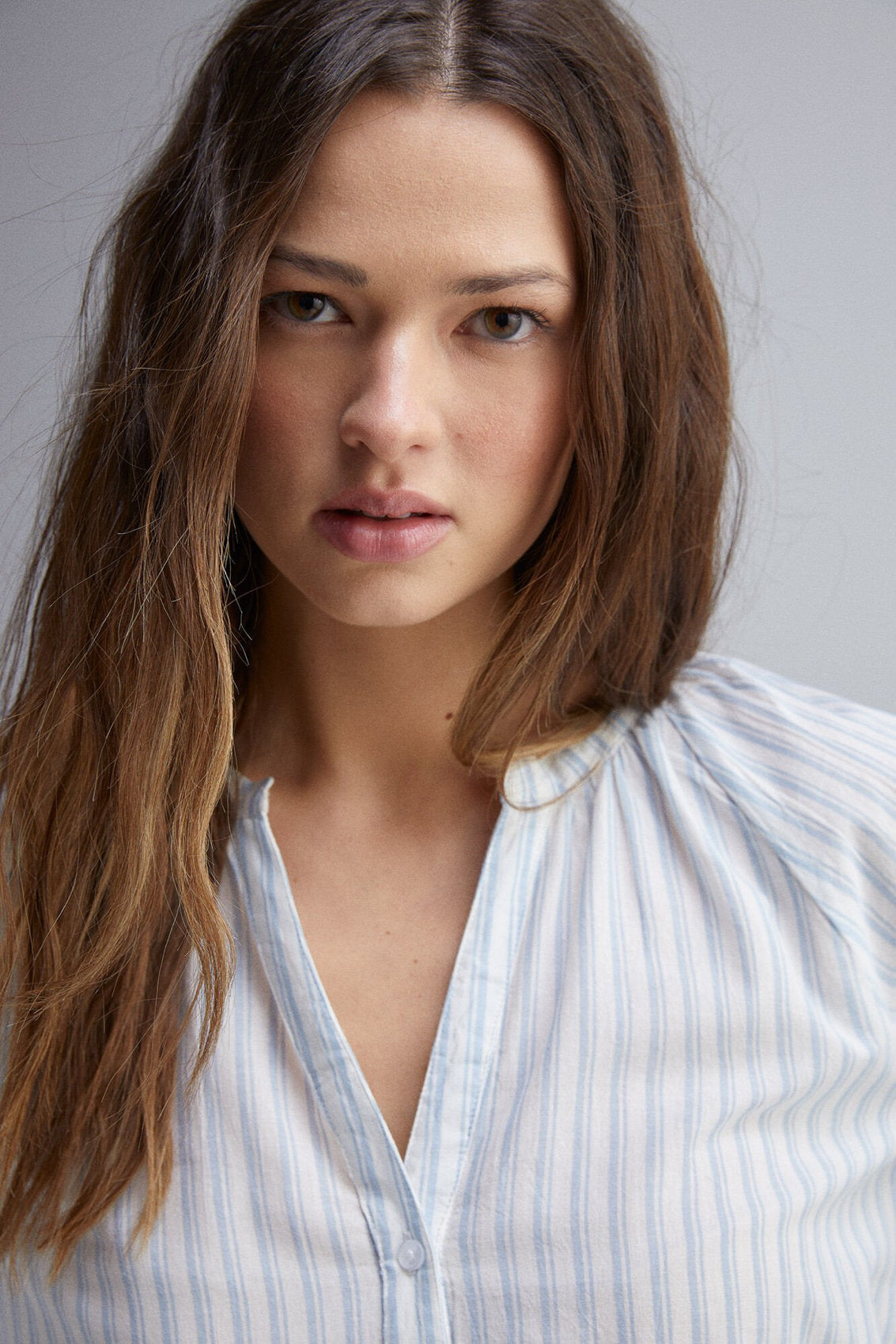 Springfield_Mandarin Collar Volume Blouse_6799743_96_02