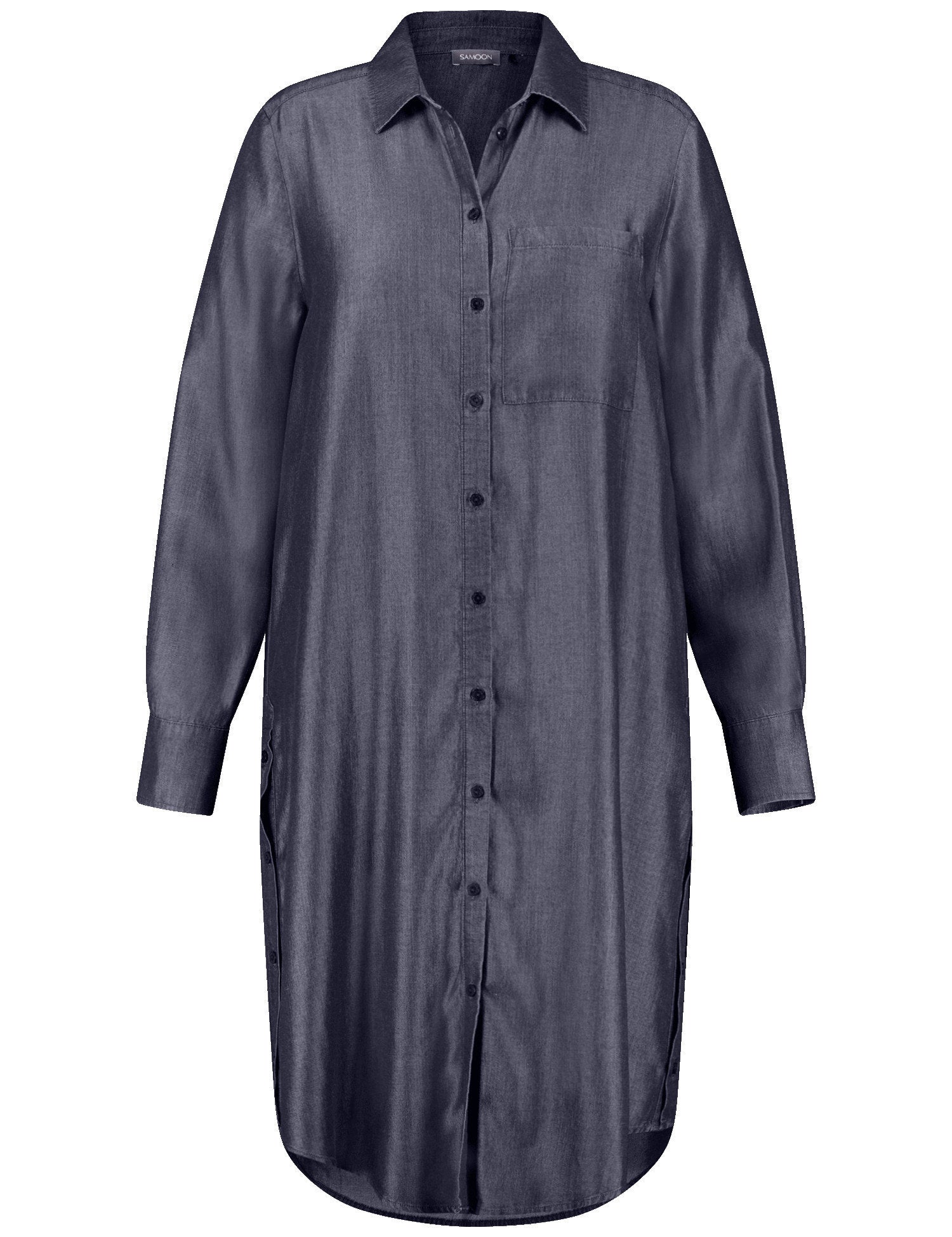 Samoon_Shirt Dress in a Shimmering Denim Look_680608-21128_8989_02