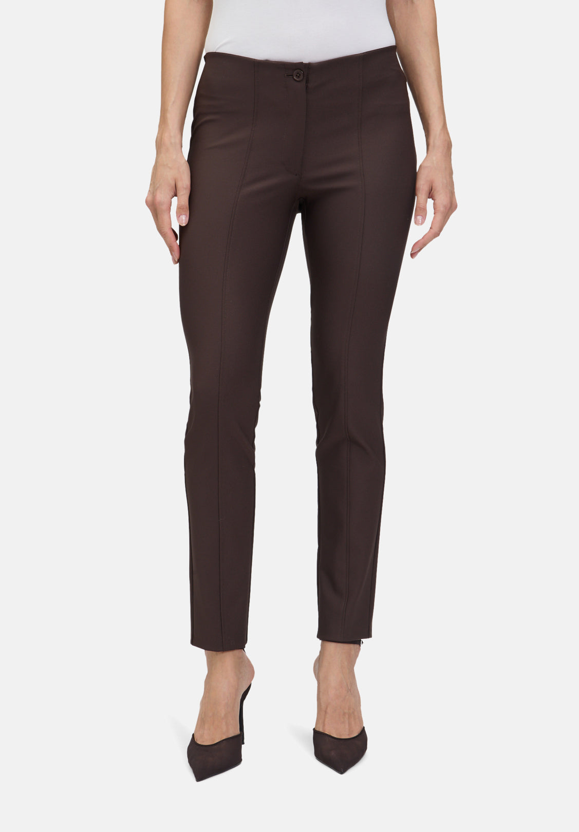 Betty Barclay_Light Maroon_Slim Fit Business Trousers_6812-2150_7410_02