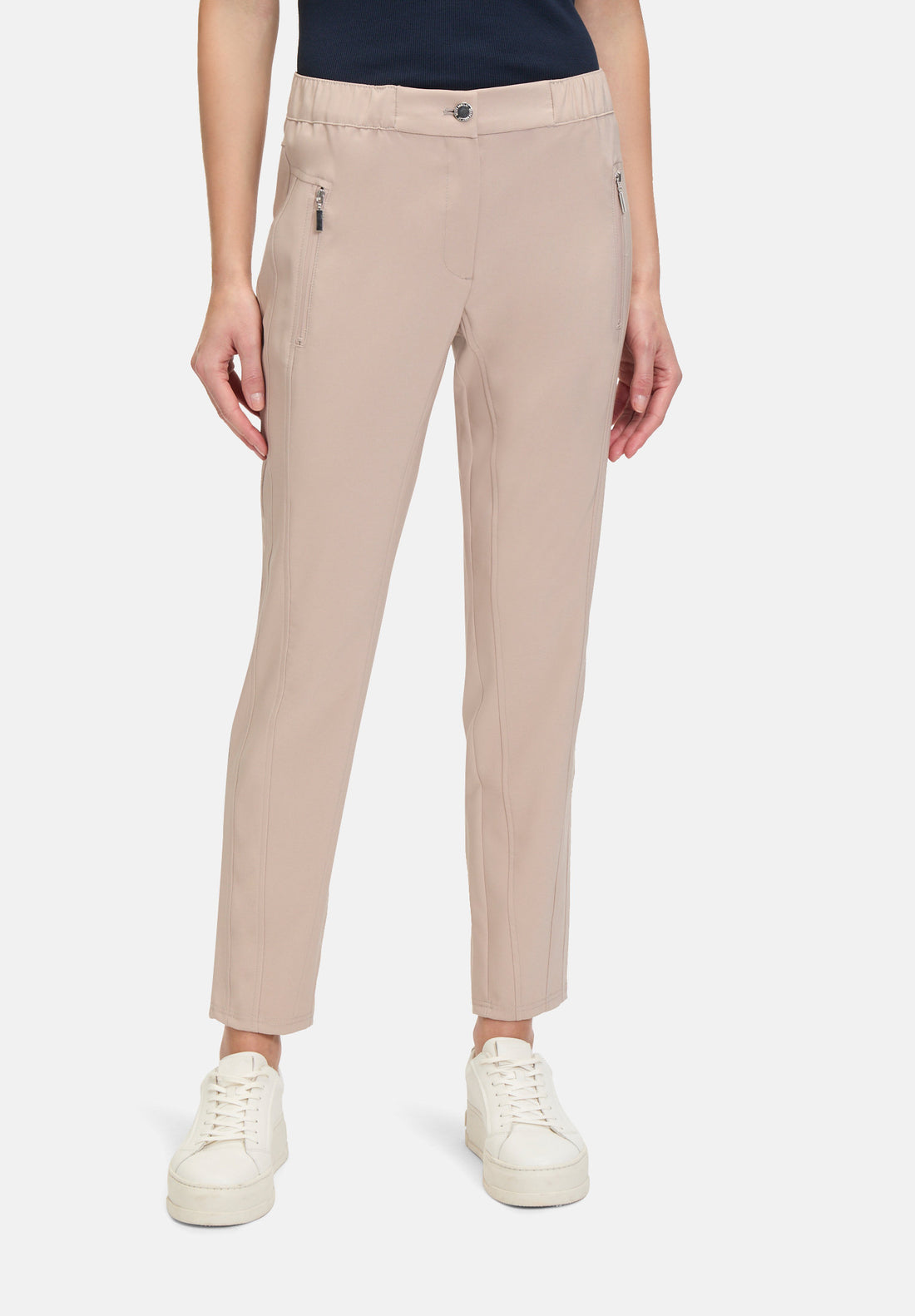 Stretch Trousers with Elastic Waistband_6815-1080_7316_02