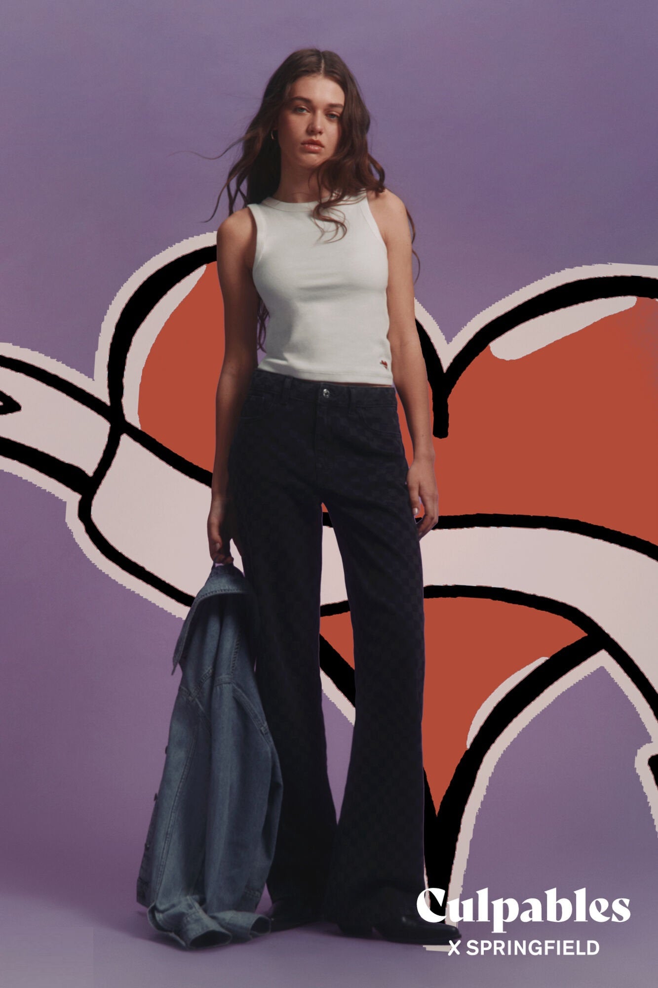 Springfield_Black Checked Jeans_6829795_01_01