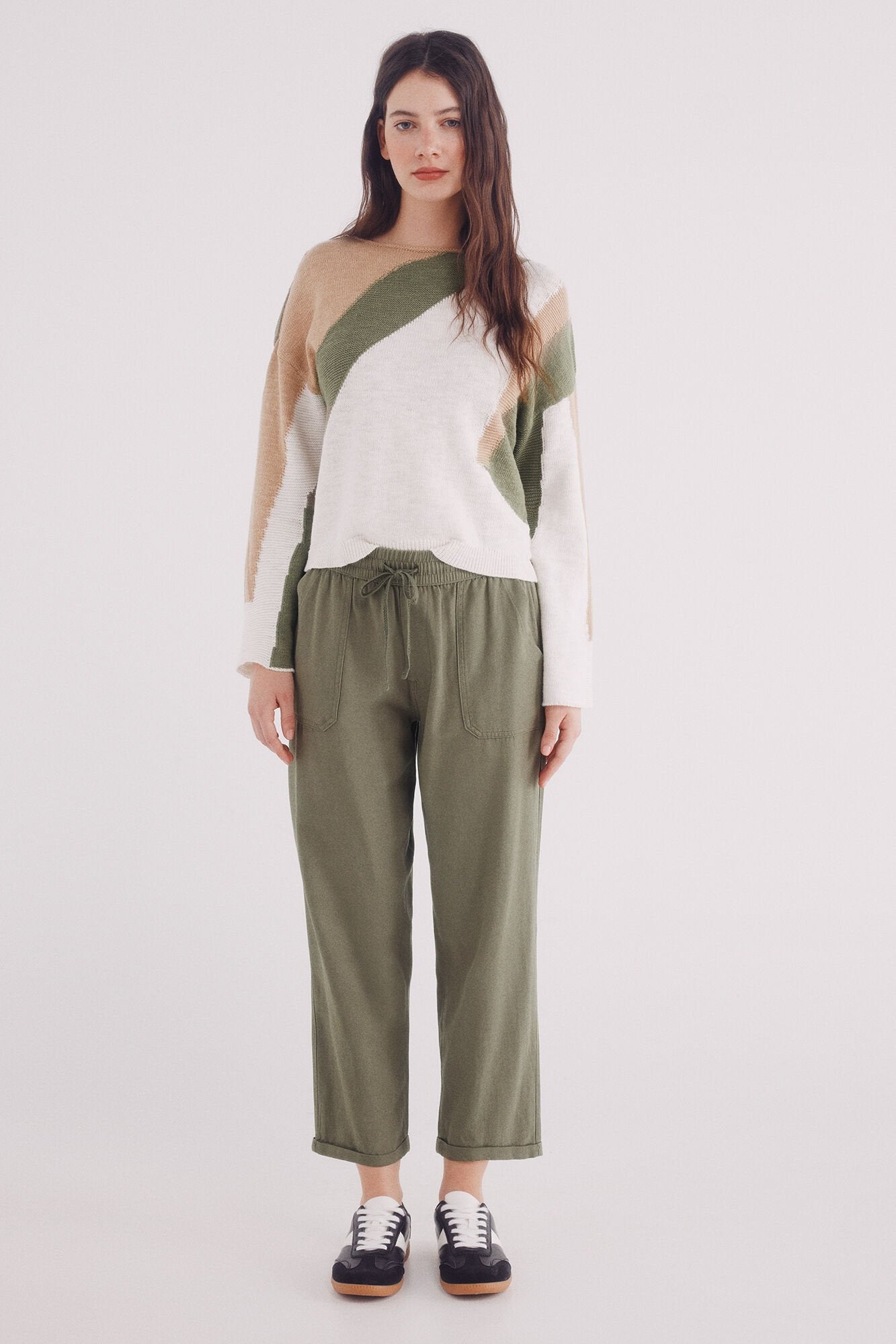 Springfield_Cotton Lyocell Jogger Pants_6839223_93_01
