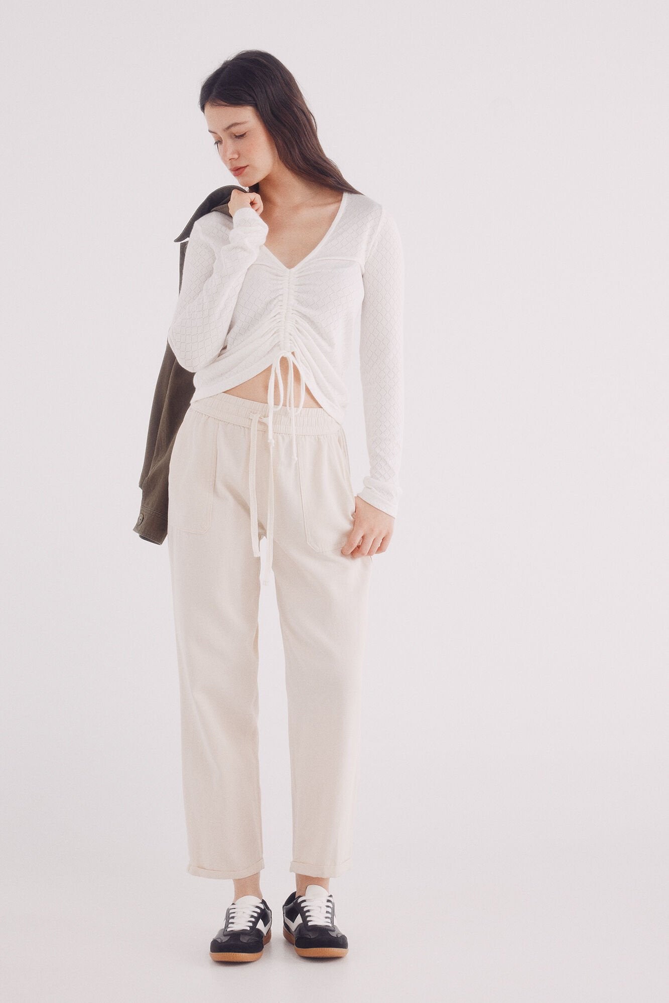 Springfield_Cotton Lyocell Jogger Pants_6839224_50_01