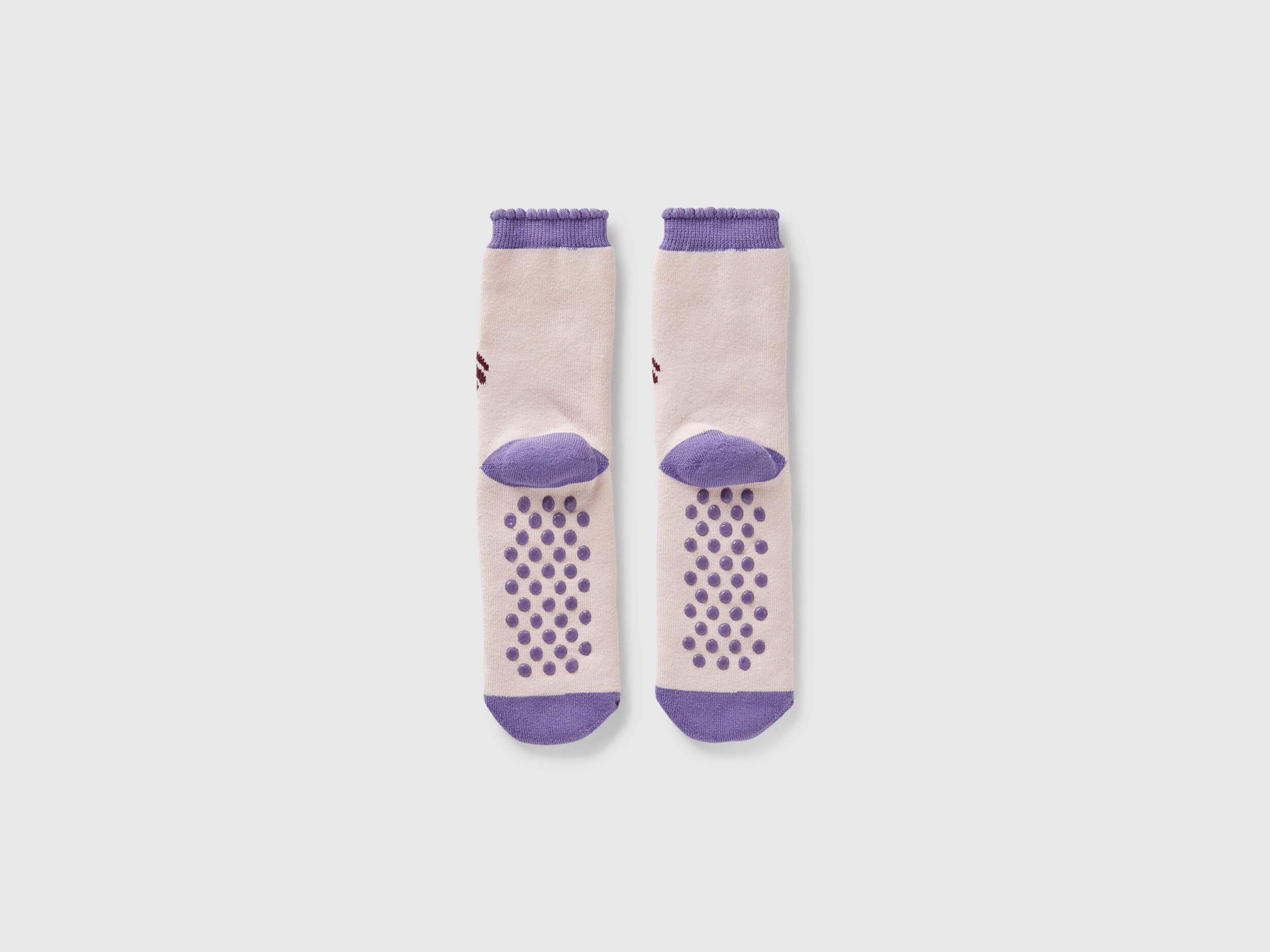 Benetton_Pink Non-Slip Socks with Doll Inlay_6AO307046_901_02