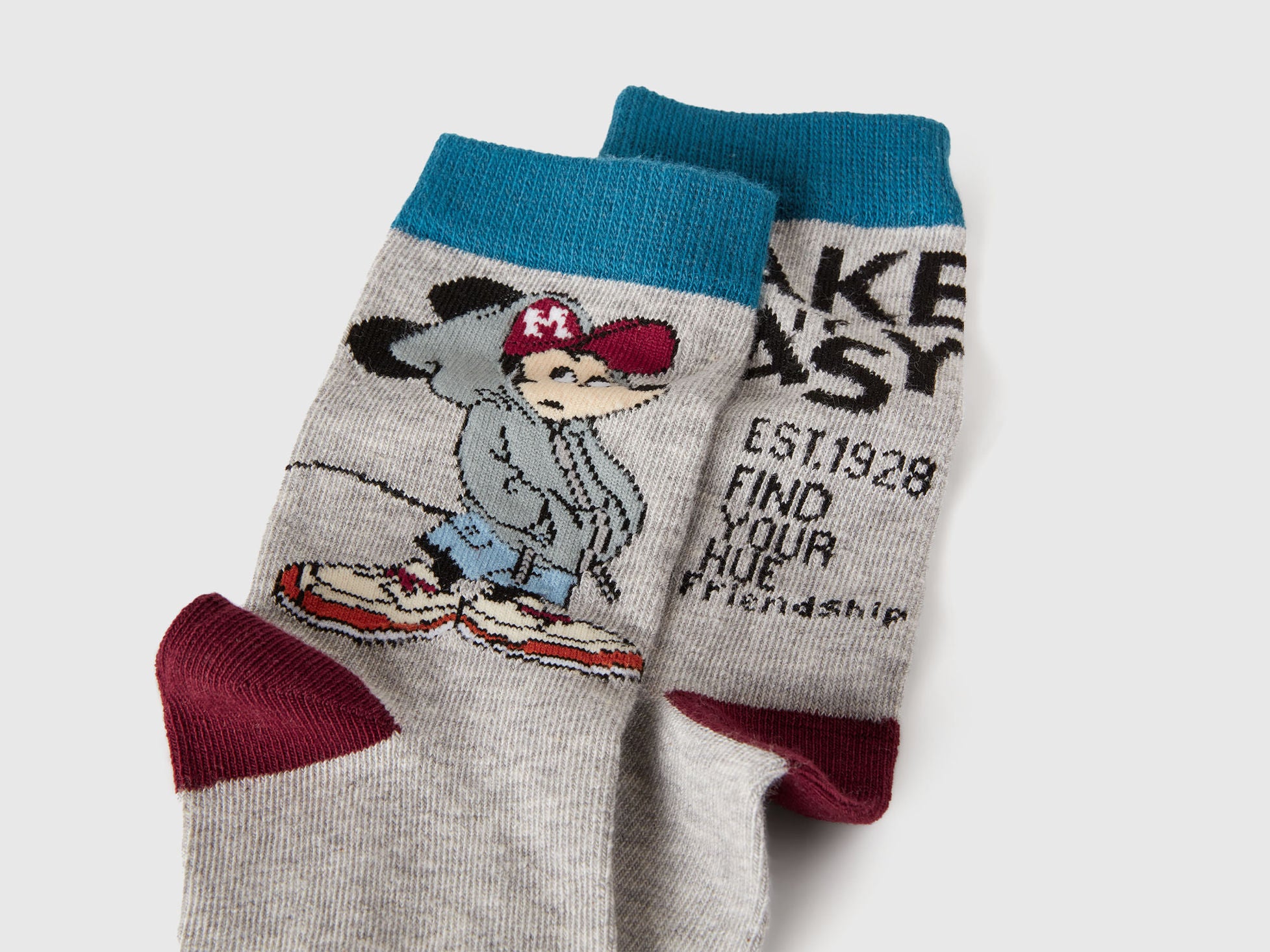 Benetton_Light Gray_©Disney Mickey Mouse Socks_6AO30704H_902_02