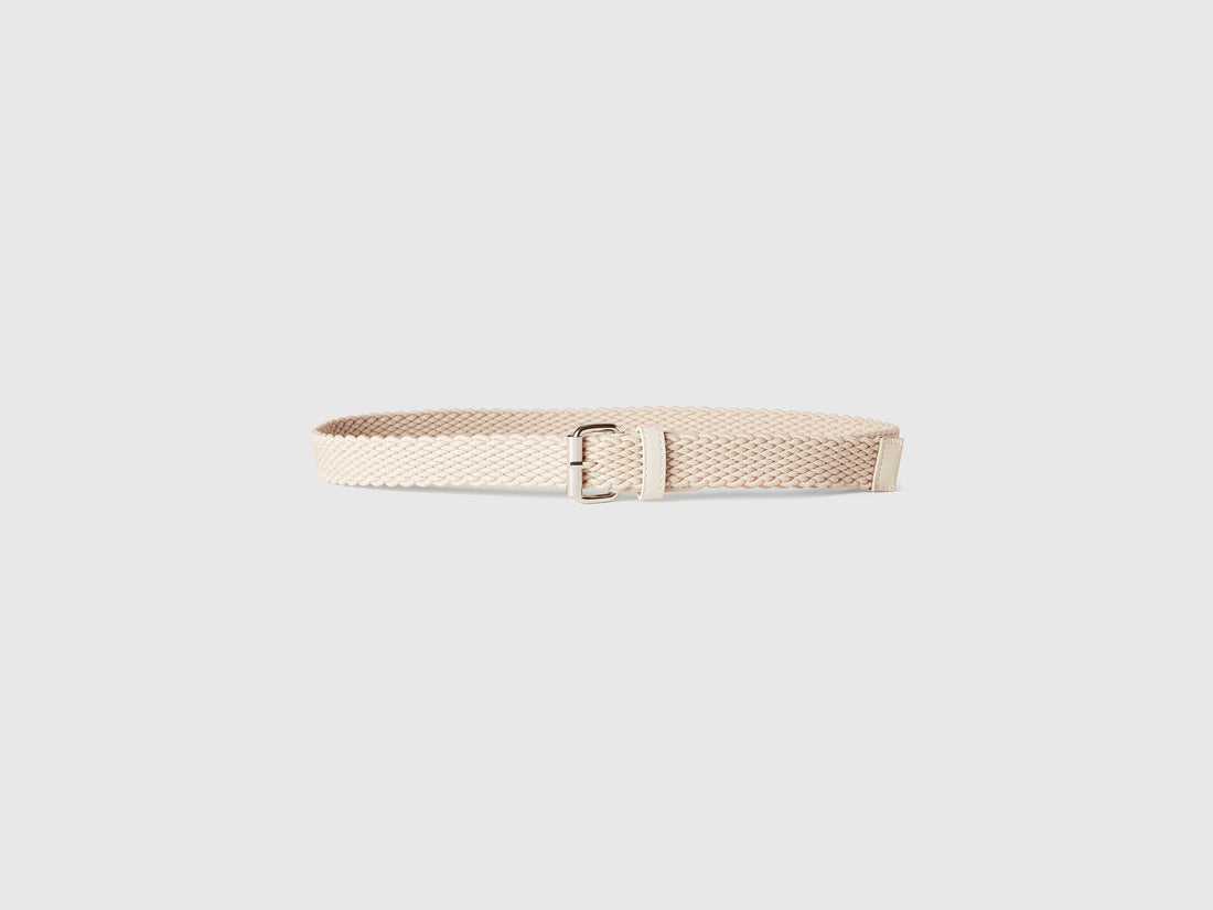 Benetton_Beige Stretch Ribbon Belt_6EQRUL00S_152_02