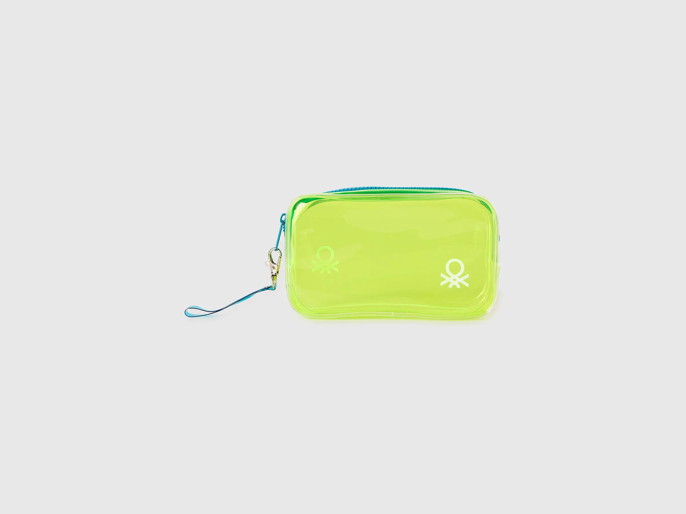 Benetton_Green_Beauty Case in PVC with Logo_6OKDVY00F_40C_01
