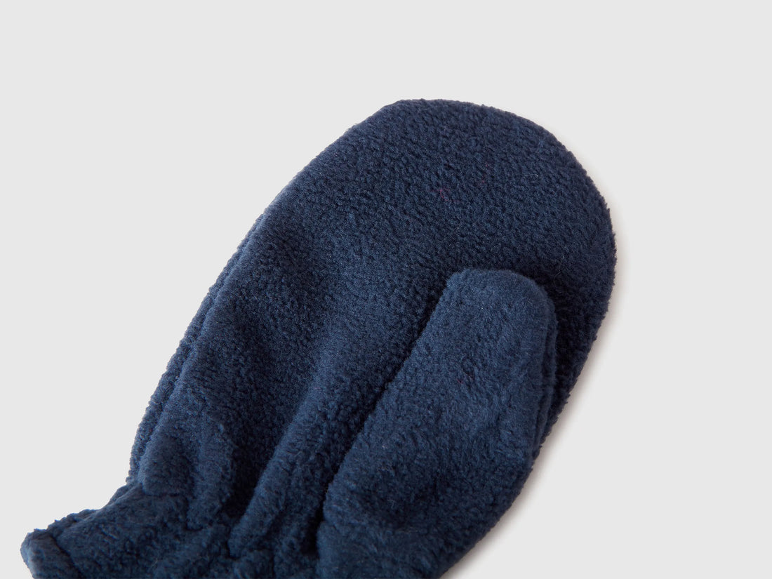 Benetton_Dark Blue_Mittens in Lined Fleece_6U87GG007_252_02
