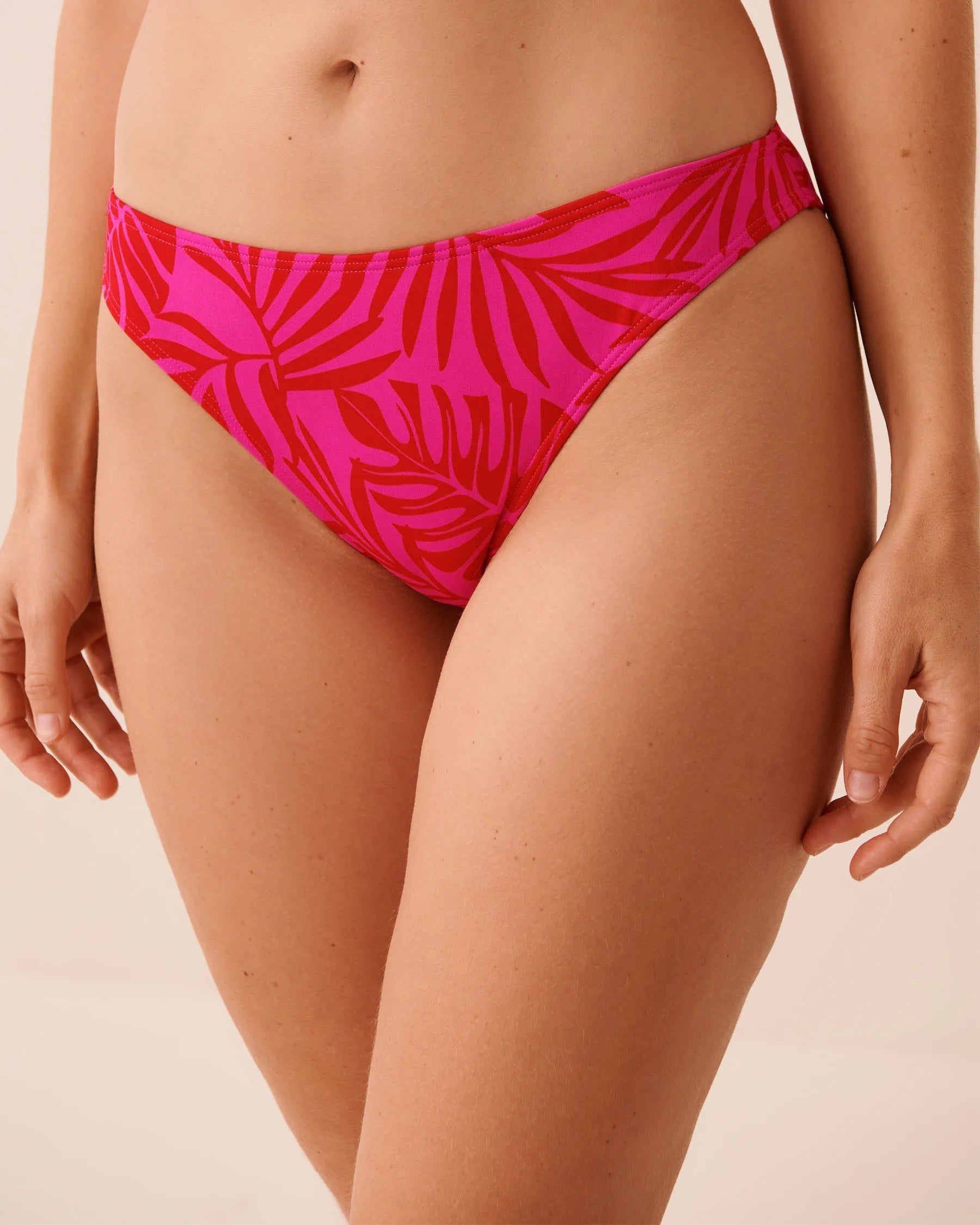 La Vie en Rose Grace Bay Women TROPICAL FUCHSIA Low Waist Brazilian Bikini Bottom SKU: 70300859_P60465 Image 01