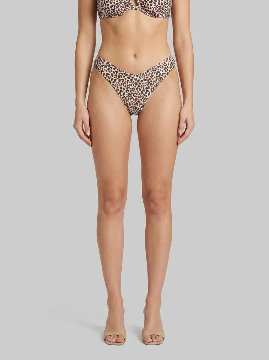 La Vie en Rose Guana Women LEOPARD Thong Bikini Bottom SKU: 70300867_P20083 Image 00