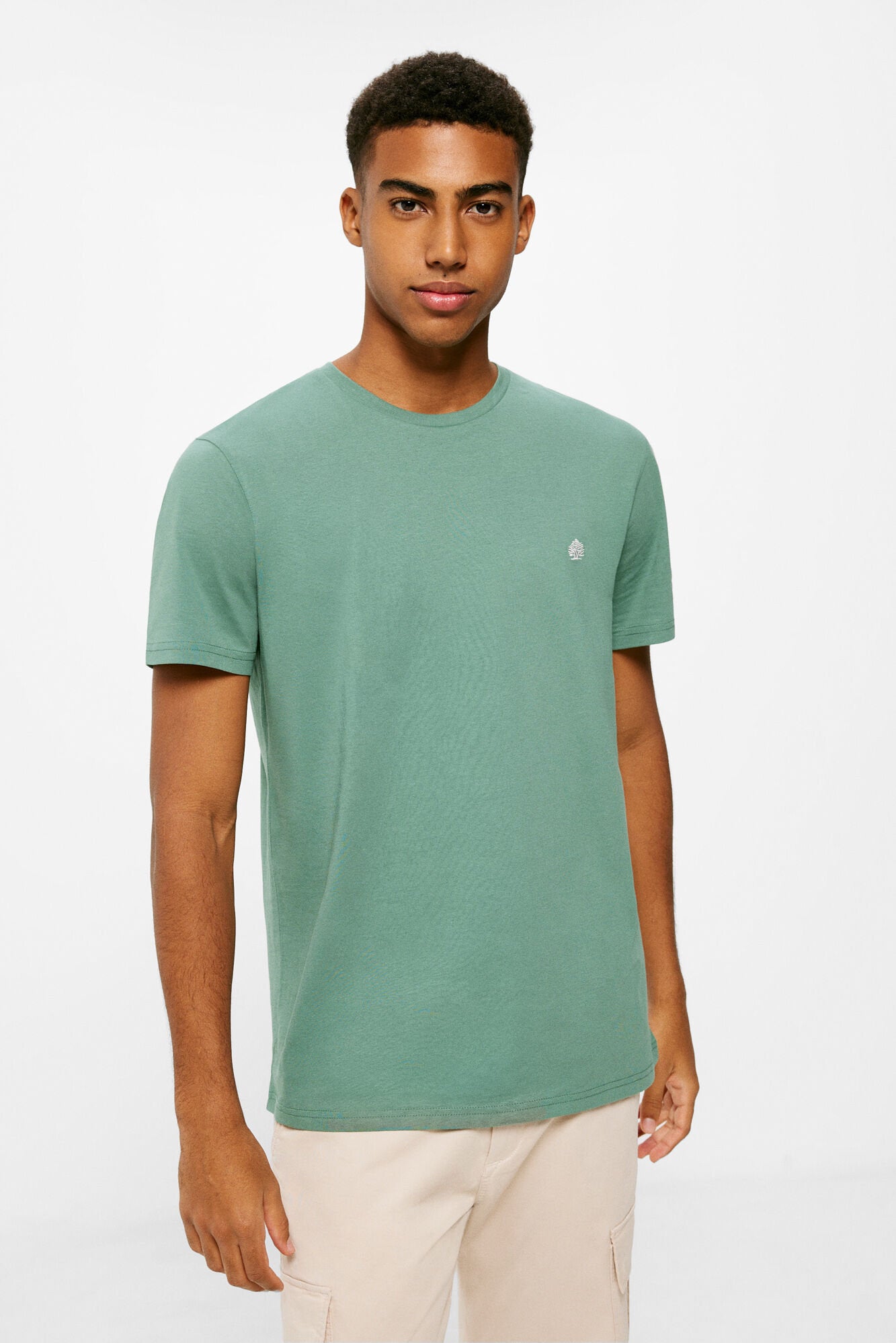 Crew Neck T Shirt With Logo_7122248_27_06