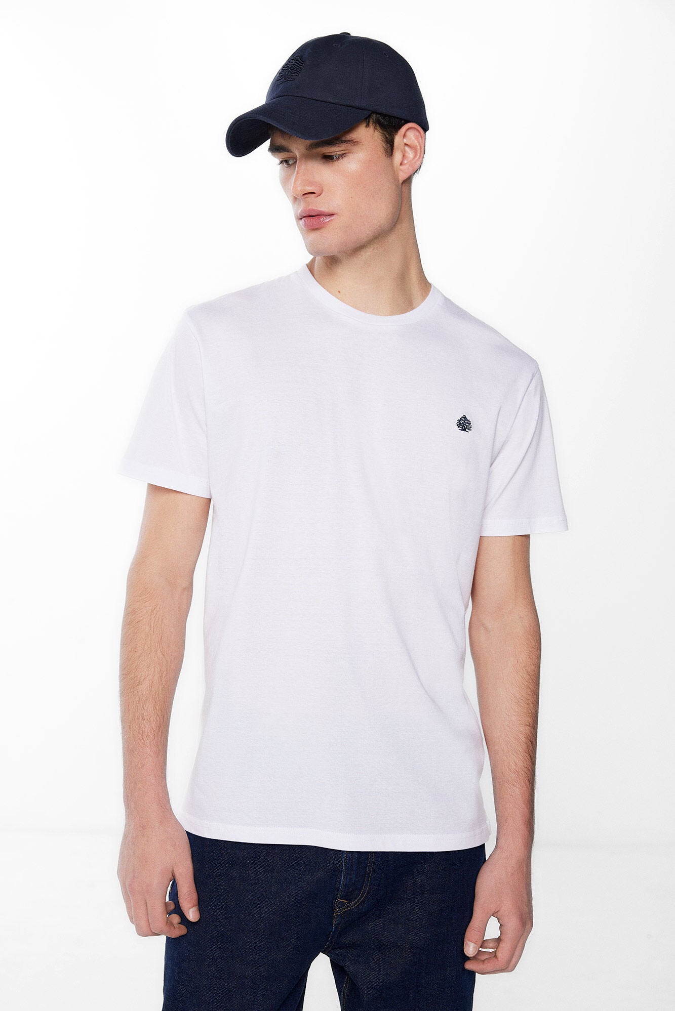 Crew Neck T Shirt With Logo_7122269_99_06