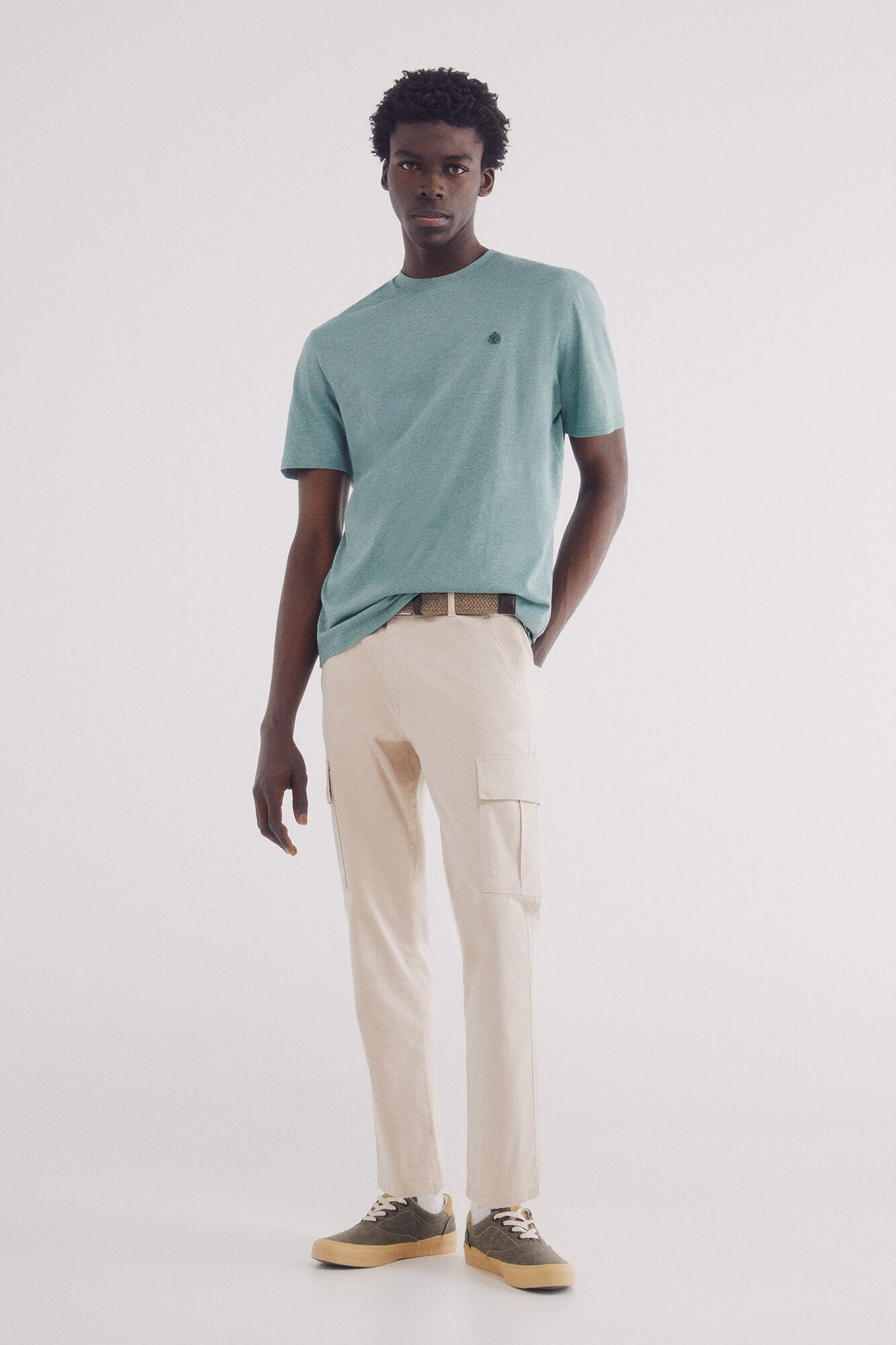 Springfield_Basic Melange T-Shirt_7122288_27_04