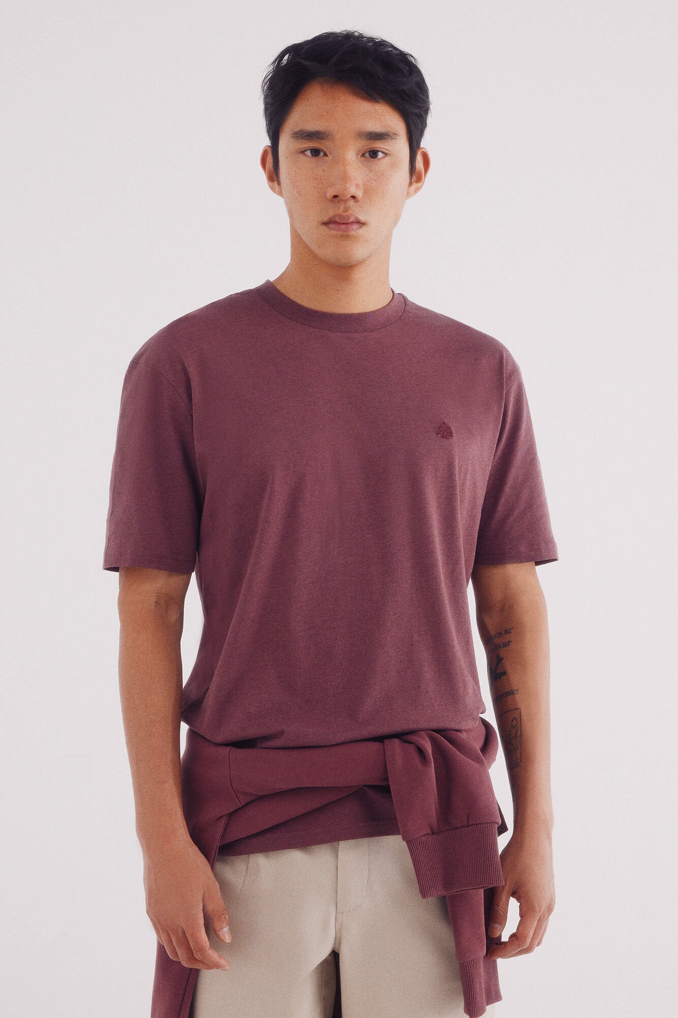 Springfield_Basic Melange T-Shirt_7122288_68_01