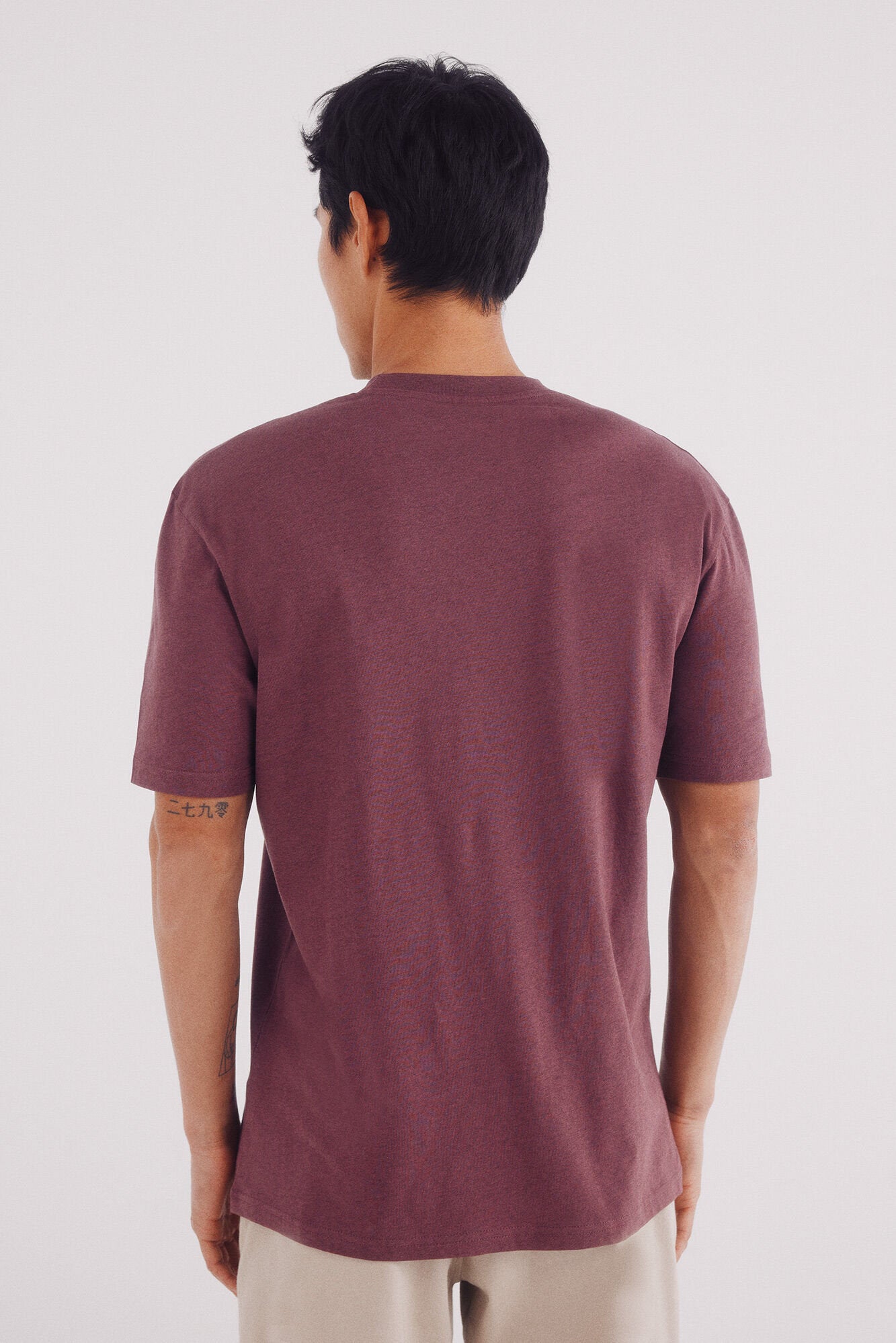 Springfield_Basic Melange T-Shirt_7122288_68_04