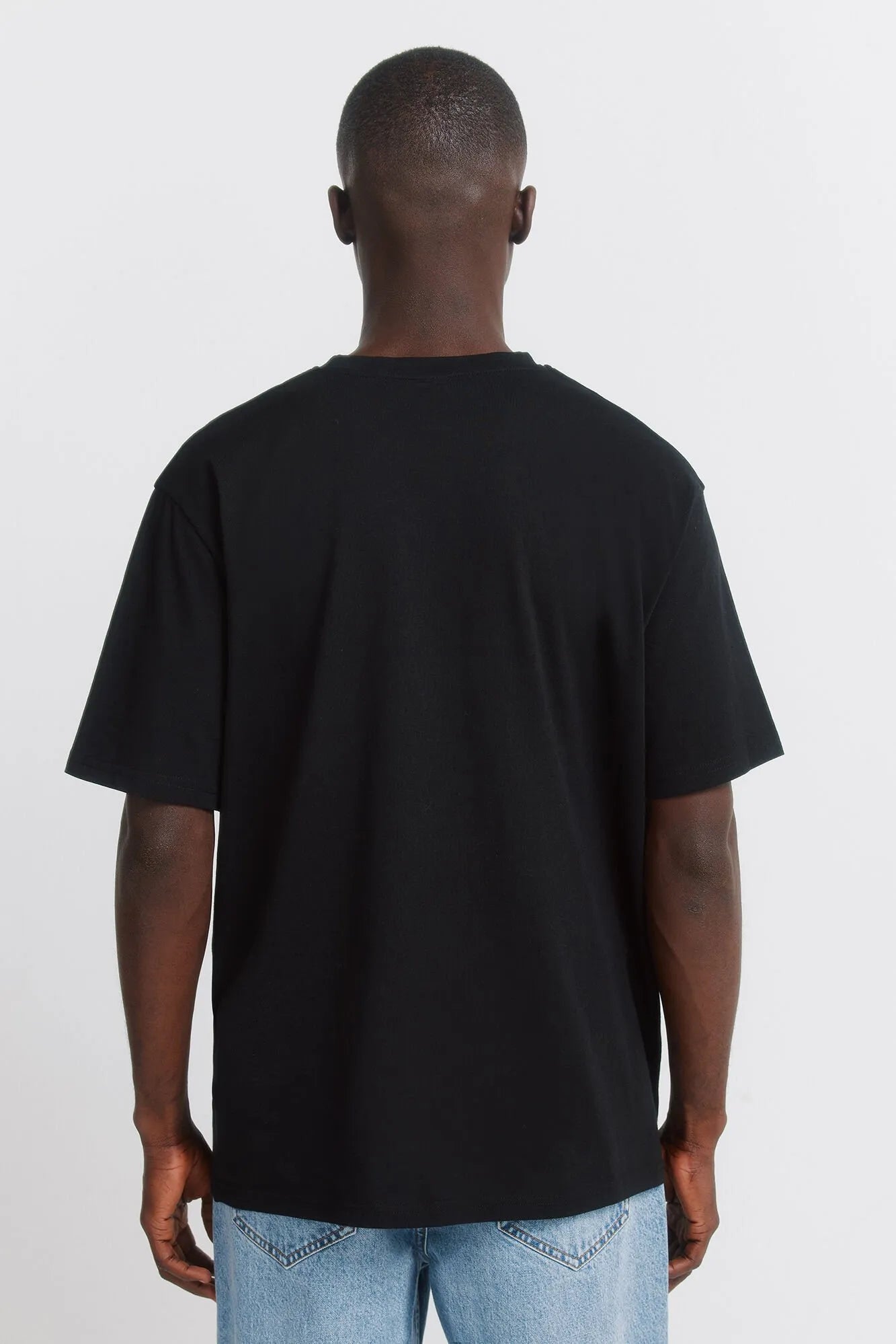 Springfield Black Men Springfield Logo Basic T-Shirt SKU: 7122309_01 Image 04