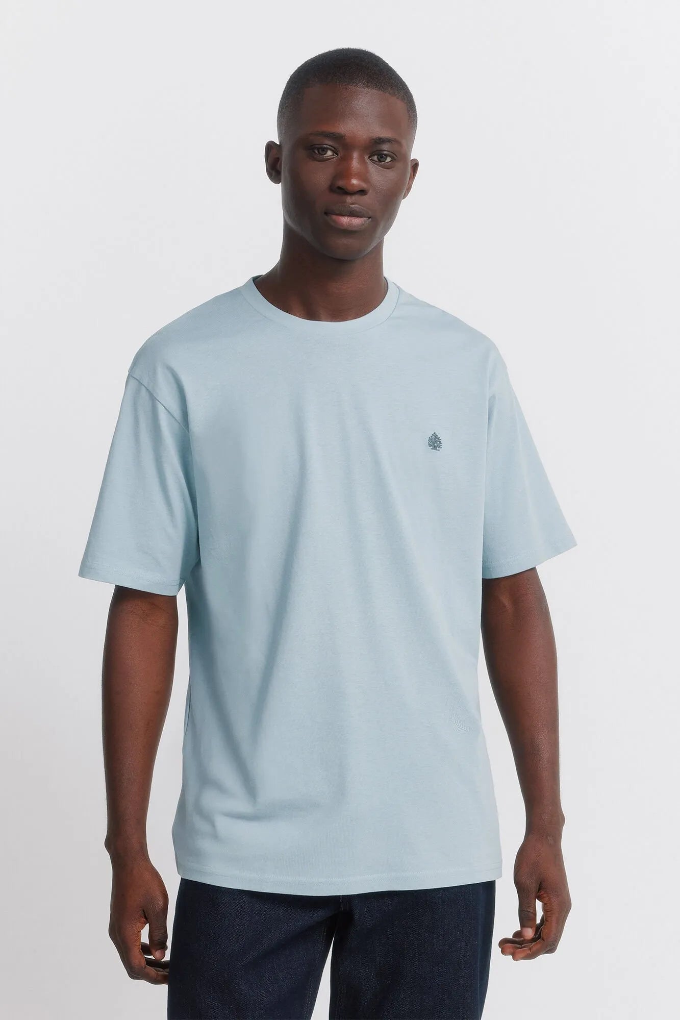 Springfield Blue Men Springfield Logo Basic T-Shirt SKU: 7122309_81 Image 01