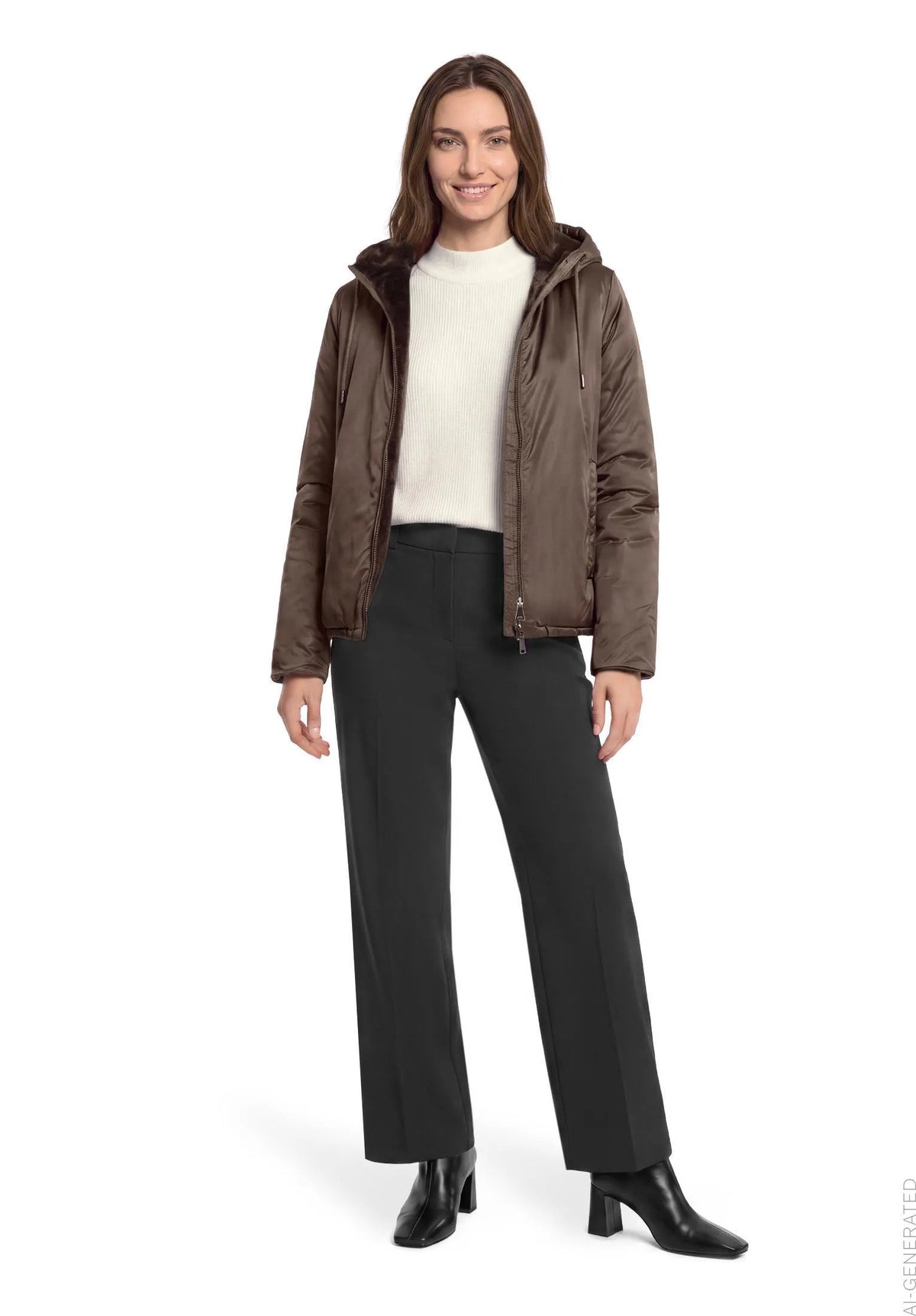 Betty Barclay Black Bean Women Reversible Jacket SKU: 7124-1601_9097 Image 02