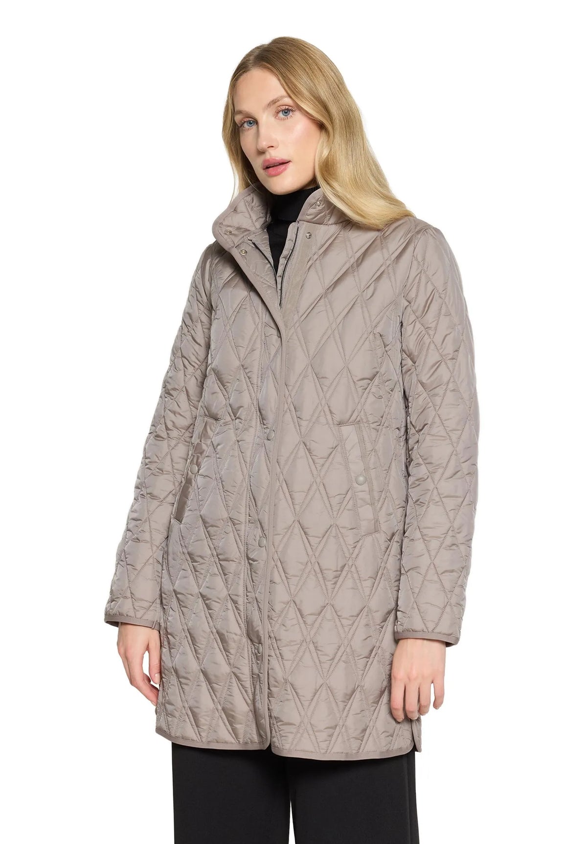 Betty Barclay Dark Almond Women Outdoor Jacket SKU: 7145-1626_7331 Image 01