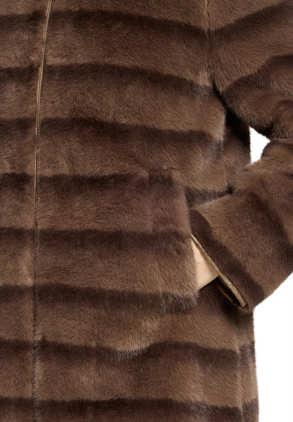 Betty Barclay Taupe/Brown Women Reversible Jacket SKU: 7153-1646_7872 Image 05