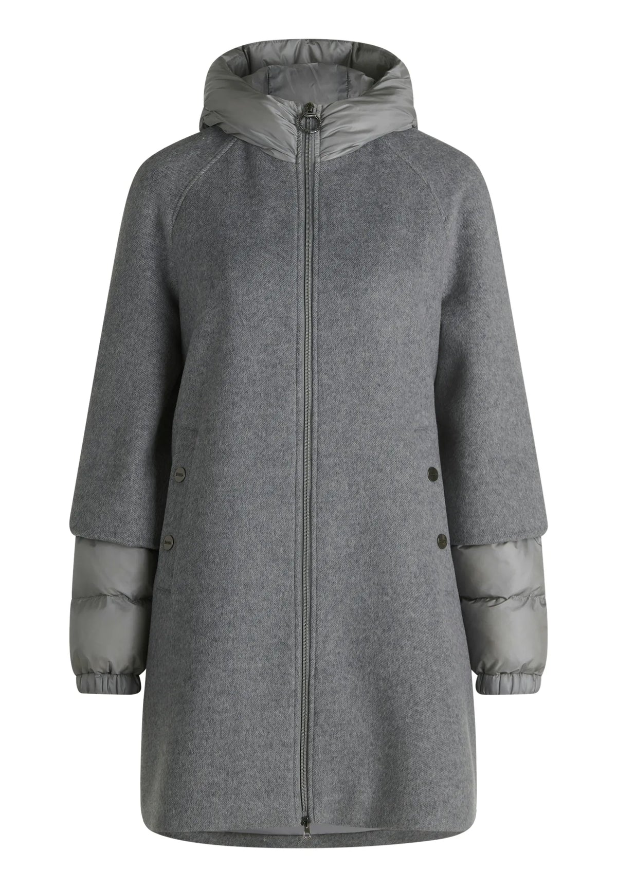 Betty Barclay Light Grey Melange Women Wool Coat SKU: 7161-1553_9709 Image 01