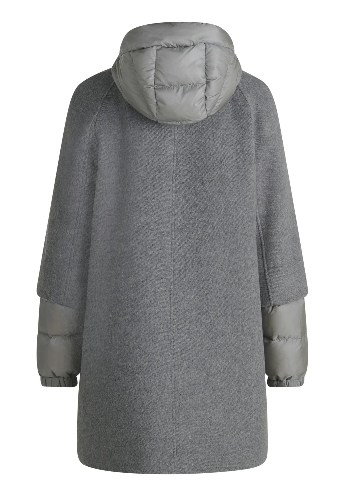 Betty Barclay Light Grey Melange Women Wool Coat SKU: 7161-1553_9709 Image 02