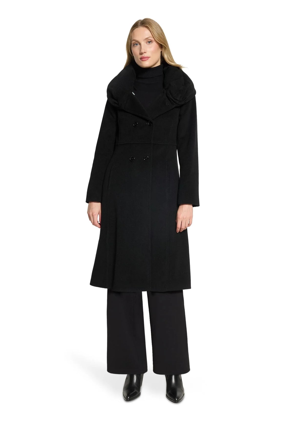Betty Barclay Black Women Wool Coat SKU: 7173-1476_9045 Image 01