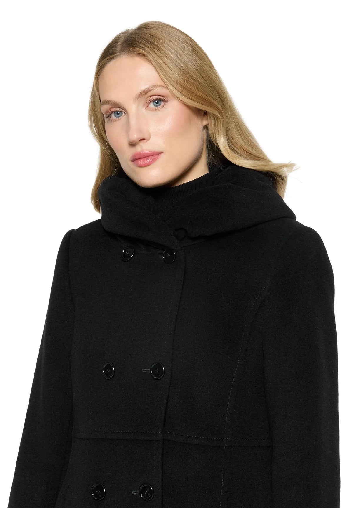 Betty Barclay Black Women Wool Coat SKU: 7173-1476_9045 Image 04