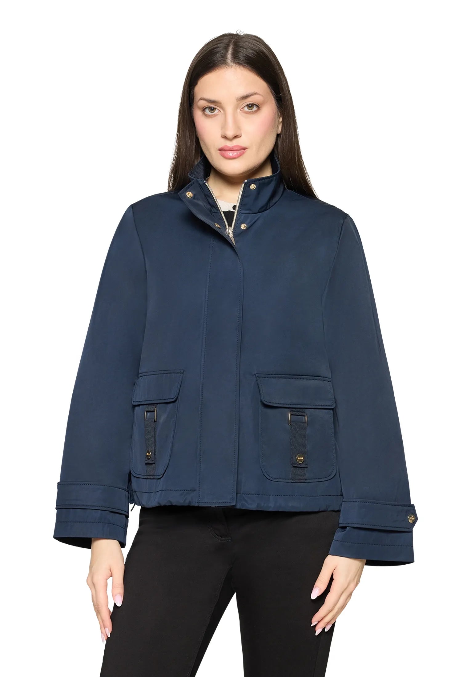 Betty Barclay Dark Sky Women Straight Cut Outdoor Jacket SKU: 7304-1763_8345 Image 01