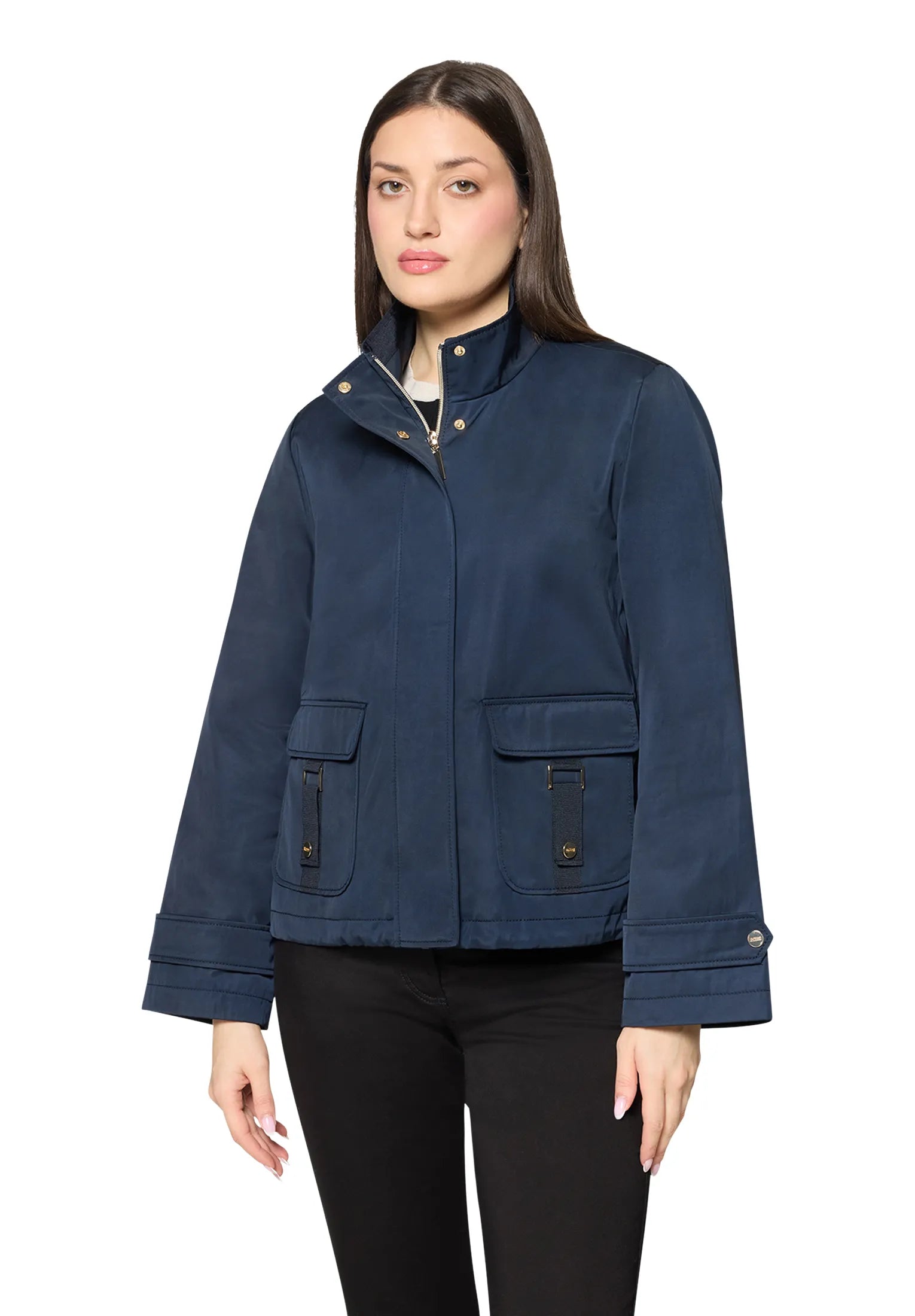 Betty Barclay Dark Sky Women Straight Cut Outdoor Jacket SKU: 7304-1763_8345 Image 04