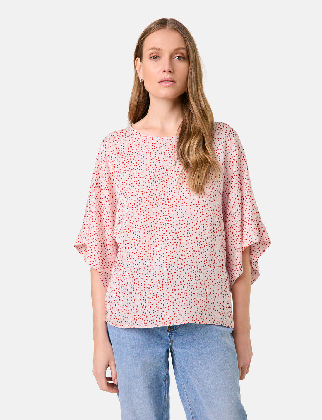 Taifun_Oversized Blouse Top with Polka Dots_760341-11211_6612_02