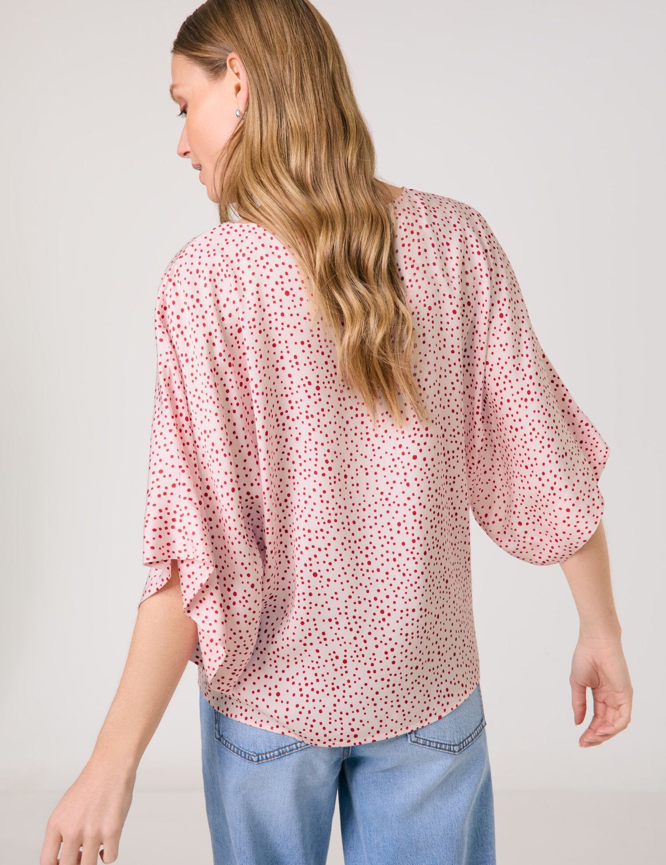 Taifun_Oversized Blouse Top with Polka Dots_760341-11211_6612_03