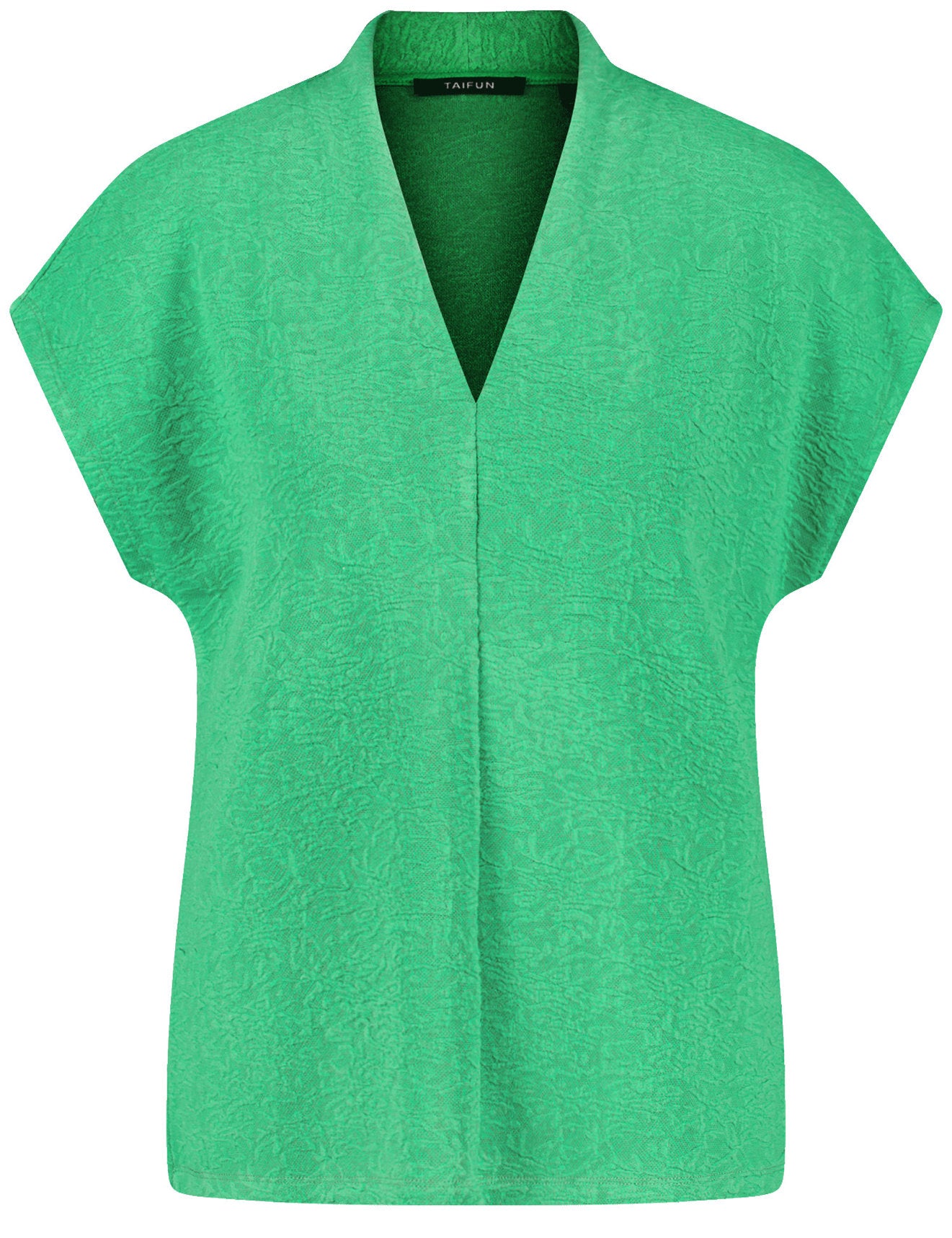 Taifun_Textured Top with a V-Neckline_771343-16146_5720_01