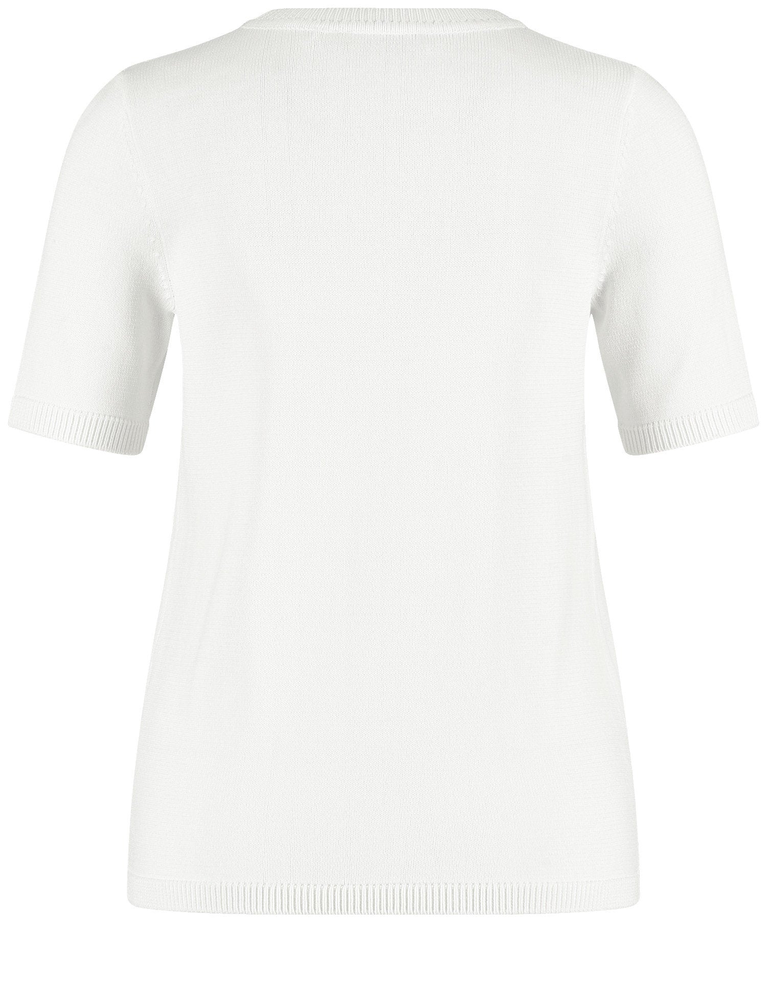 Taifun_Short Sleeve Jumper with Crochet Flowers_772328-15124_9702_03