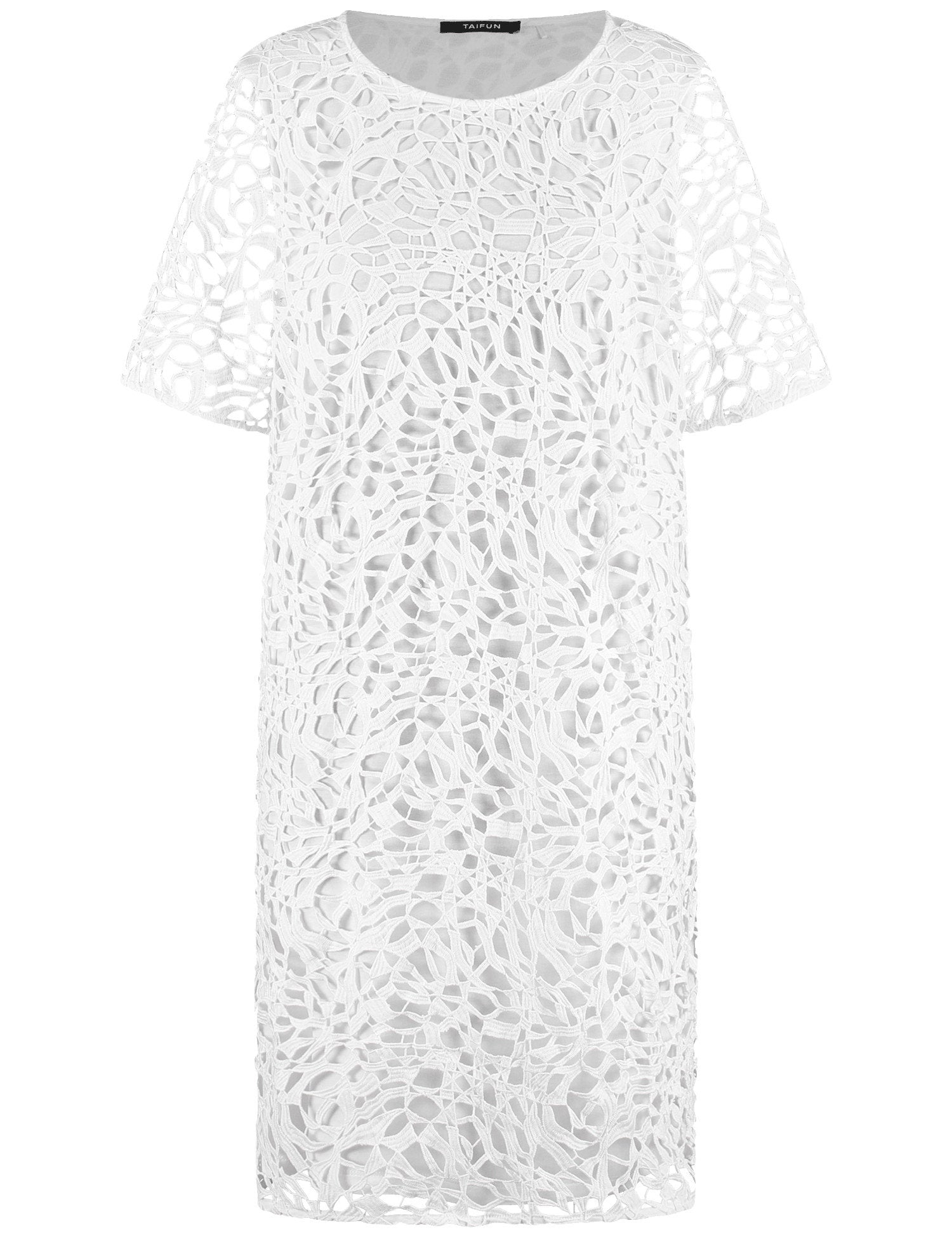 Taifun_Flowing Tunic Dress with Batik Design_781317-16238_9600_01