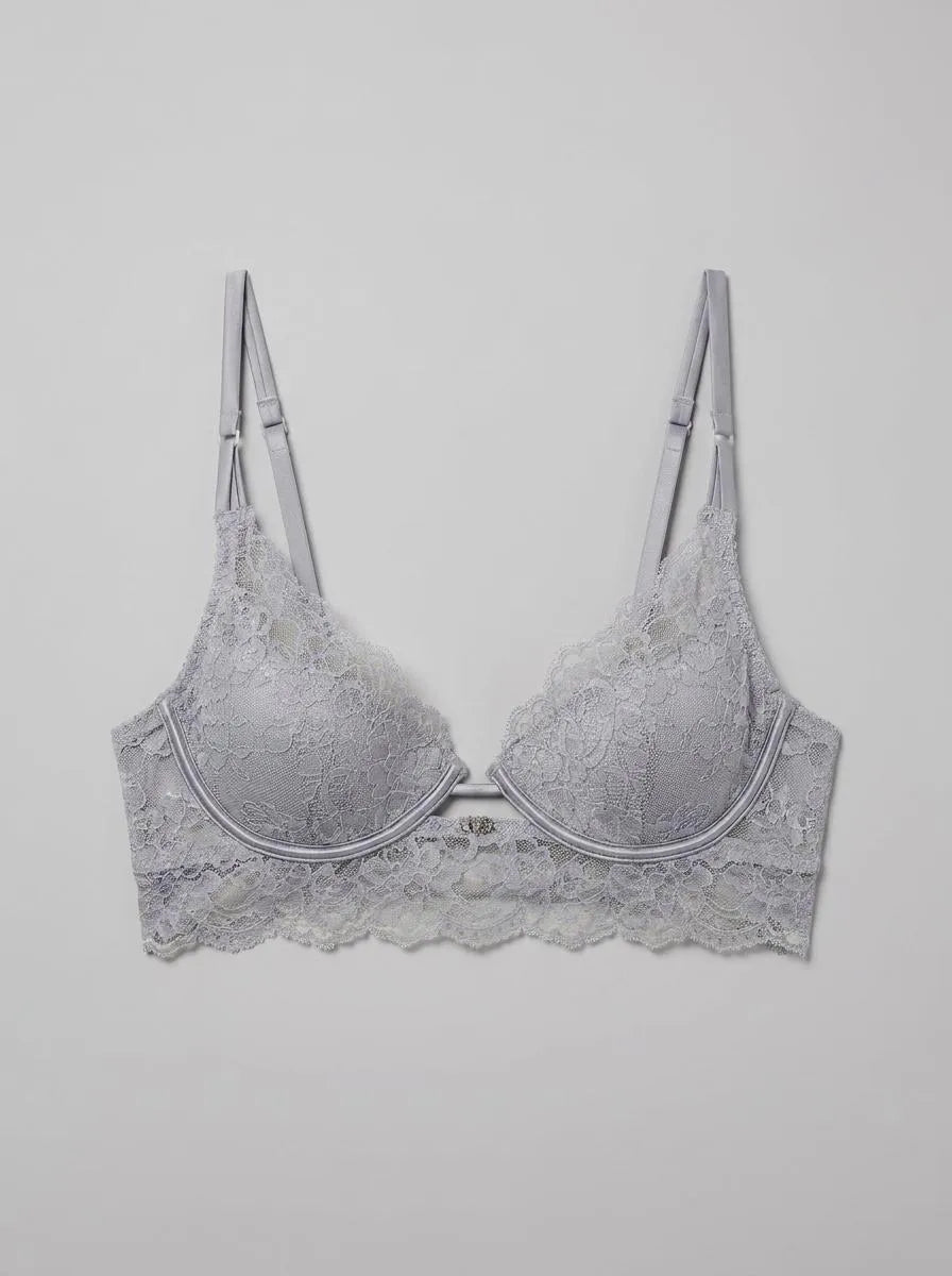 Women Secret_Dark Grey_GORGEOUS Grey Lace Push Up Bra in Different Cup Sizes_7913044_42_00