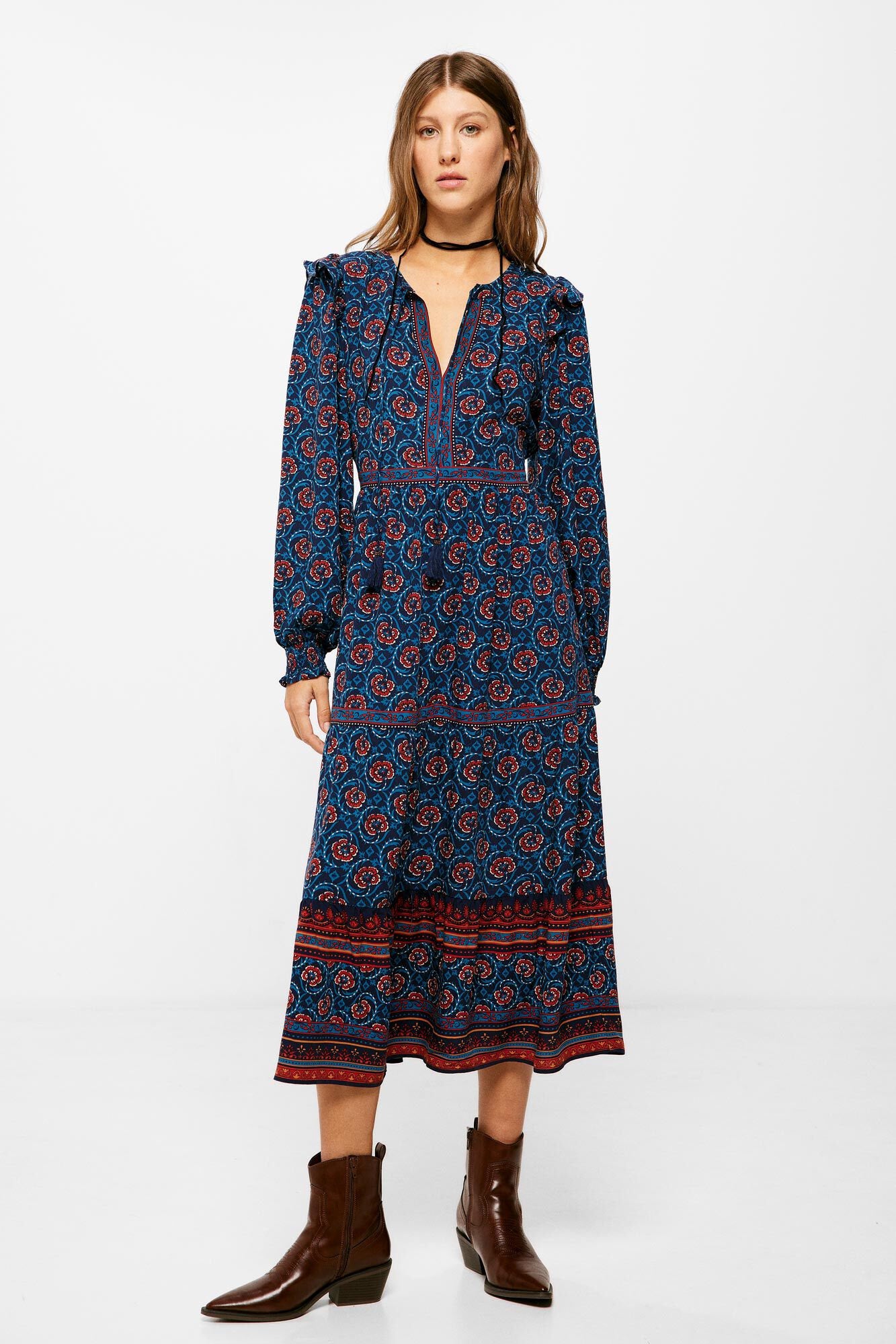 Patterened Midi Dress_7957211_11_05