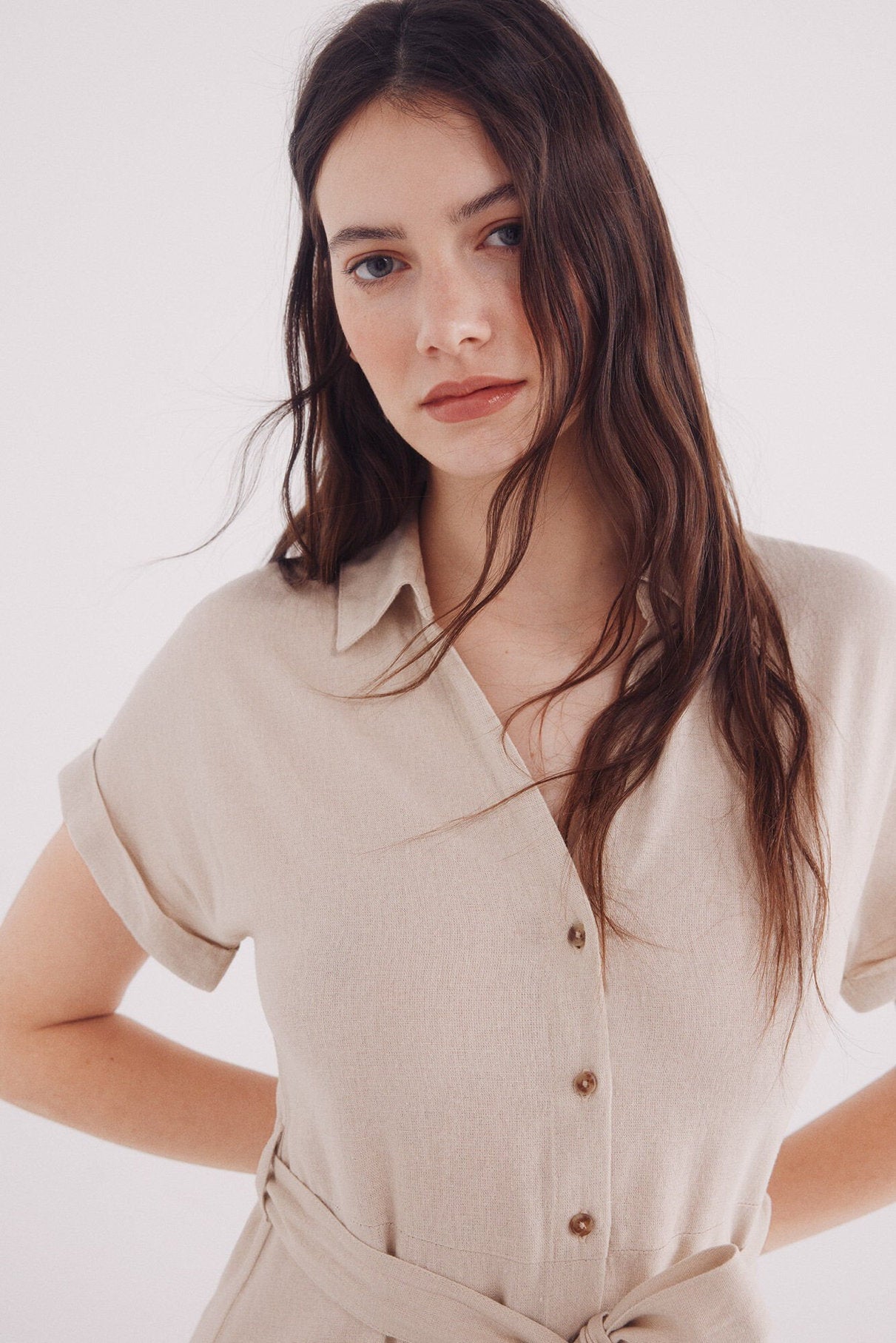 Springfield_Linen Linen Midi Shirt Dress_7959007_56_02