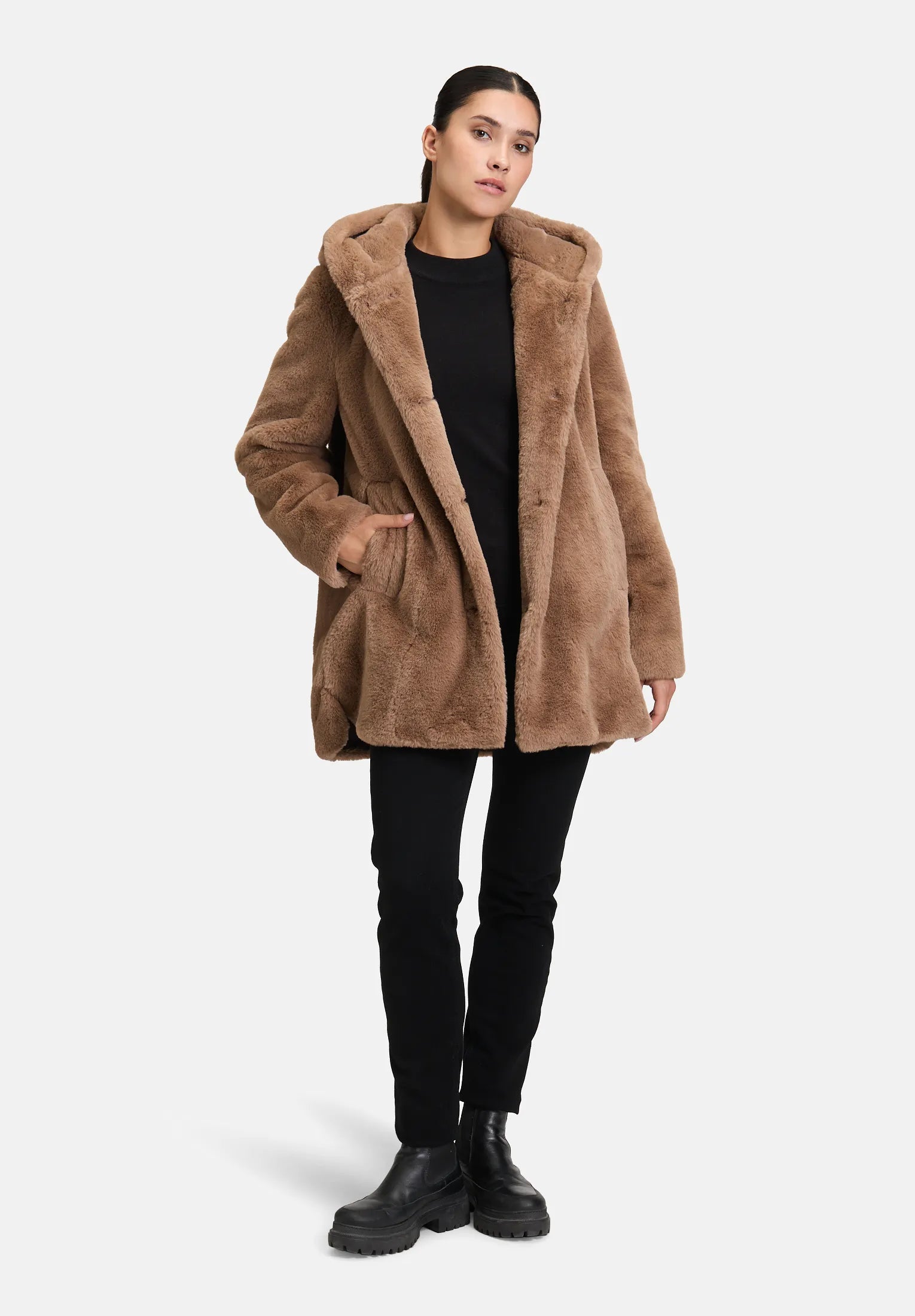 Betty Barclay_Classic Bronze_Plush Hooded Jacket_7964-1540_7460_02