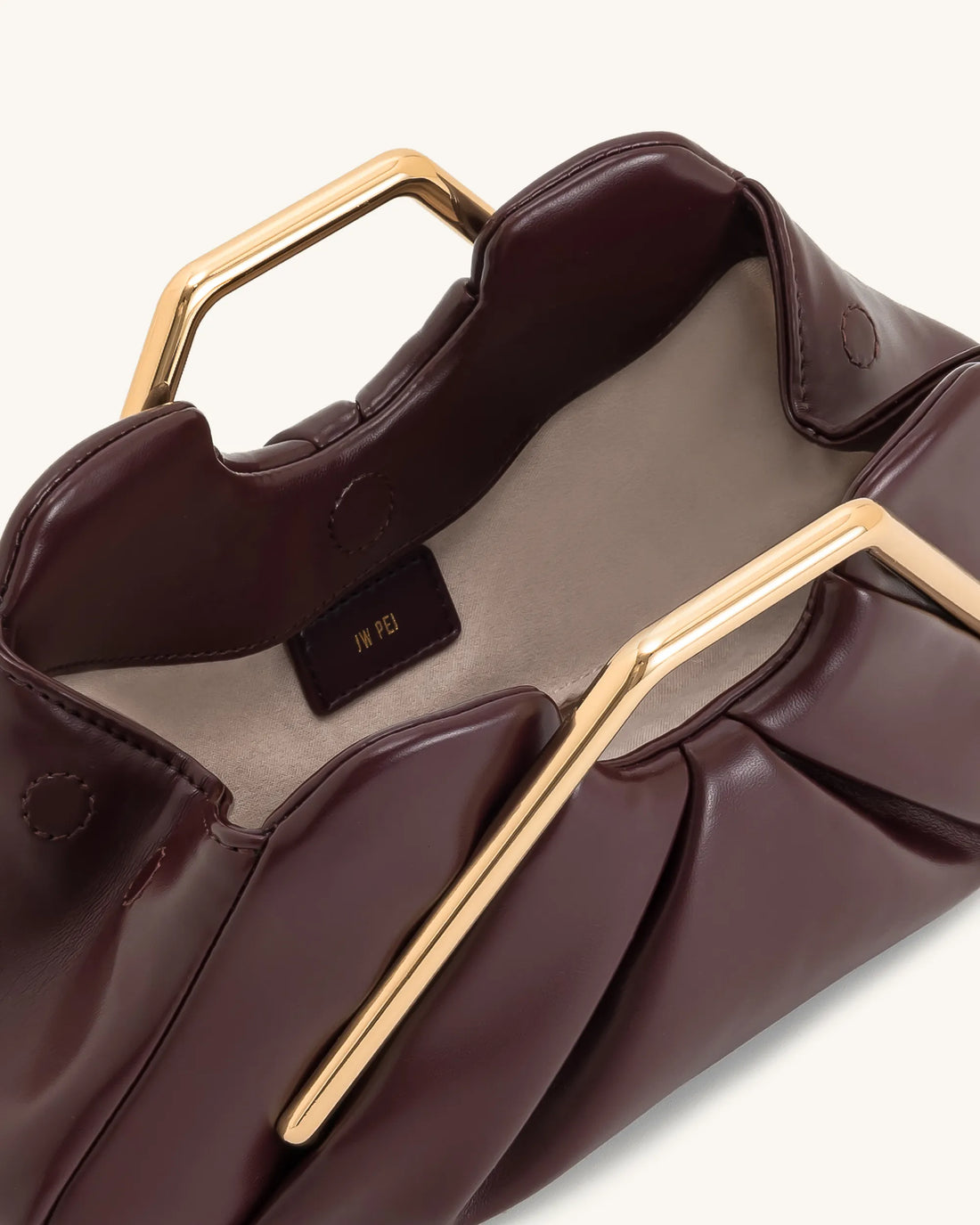 JW PEI_Burgundy_Lila Metal Frame Clutch_7C57-4_Burgundy_02