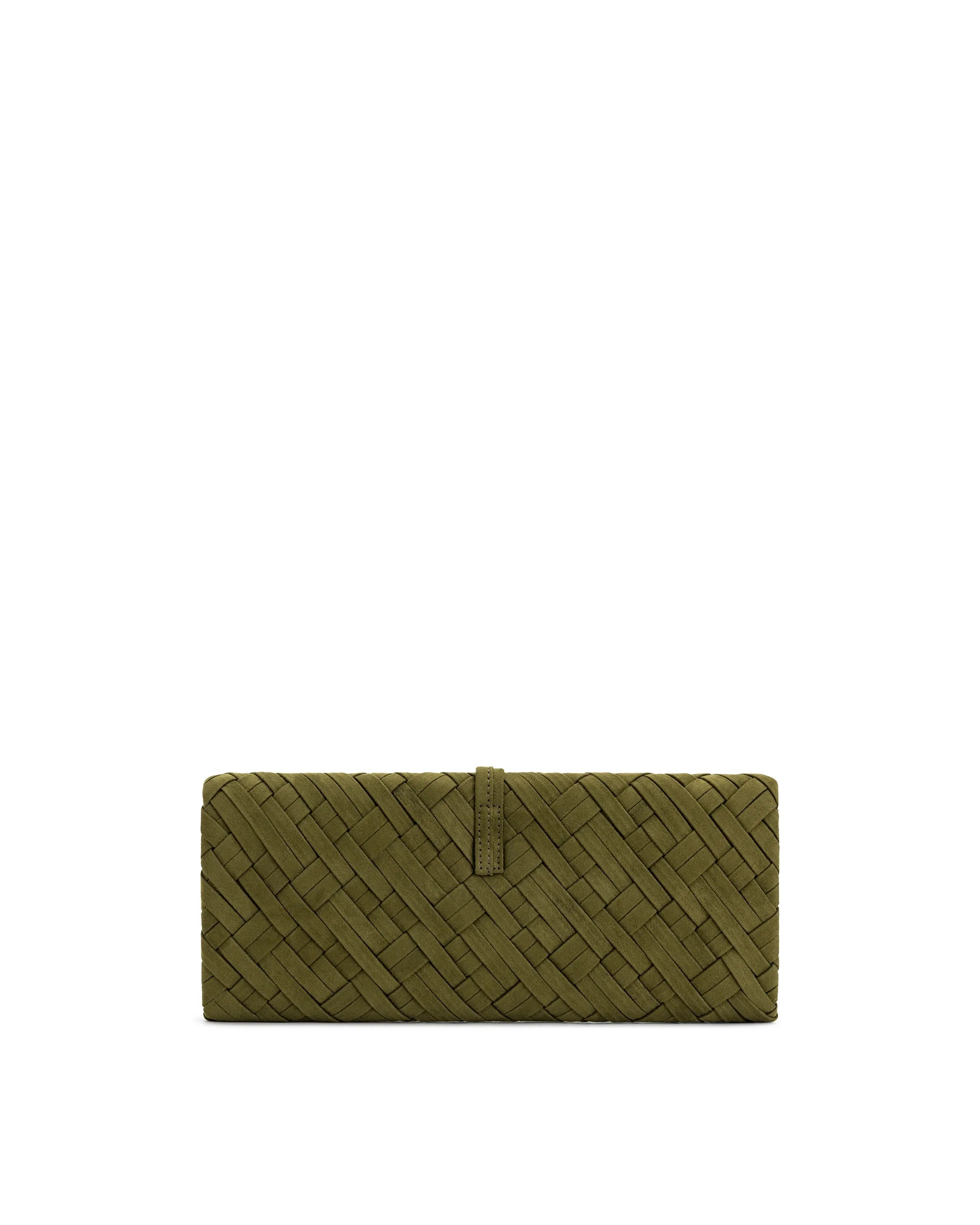 JW PEI_Dark Olive_Zaria Woven Clutch_7C58-7_Dark Olive_03