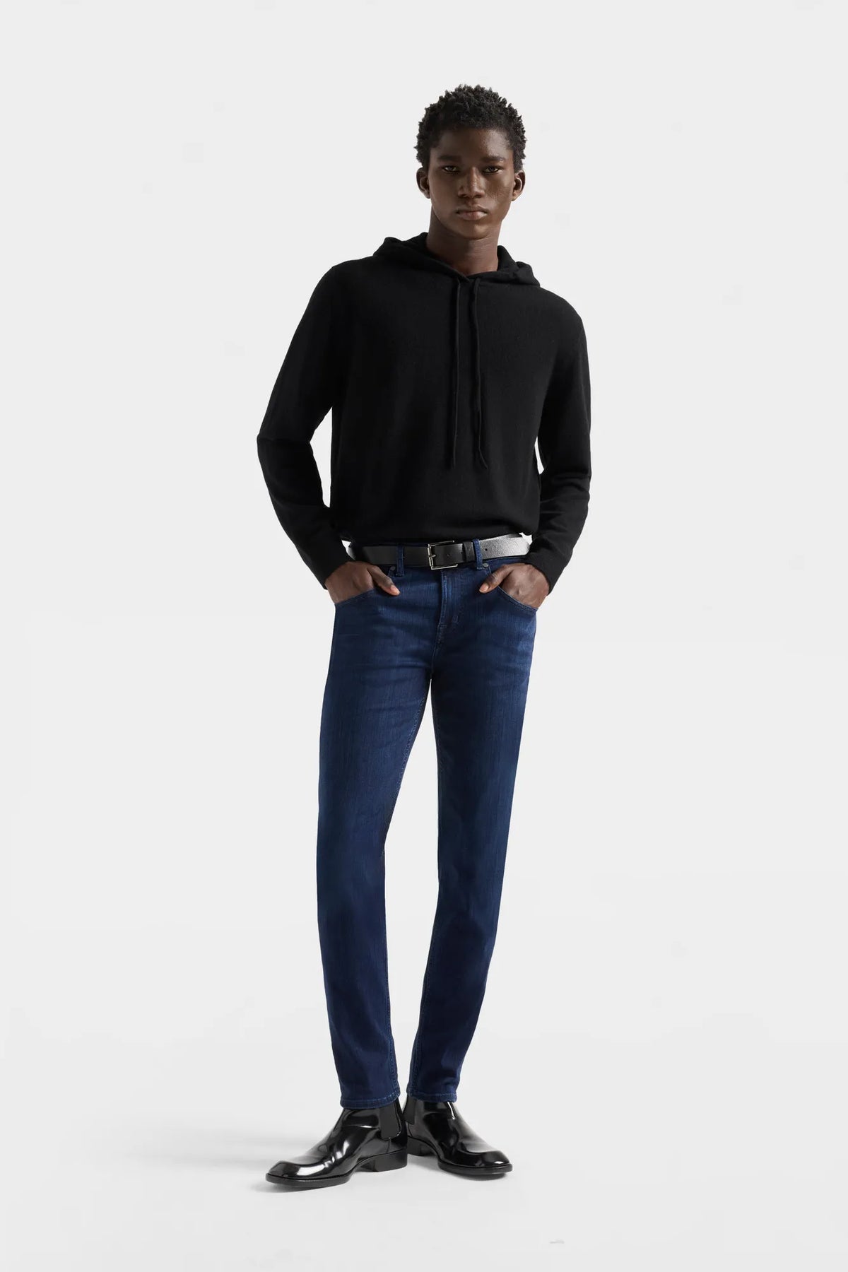 7 For All Mankind Coal Men Hoodie in Cashmere SKU: 7M0C0F16_1PK Image 01