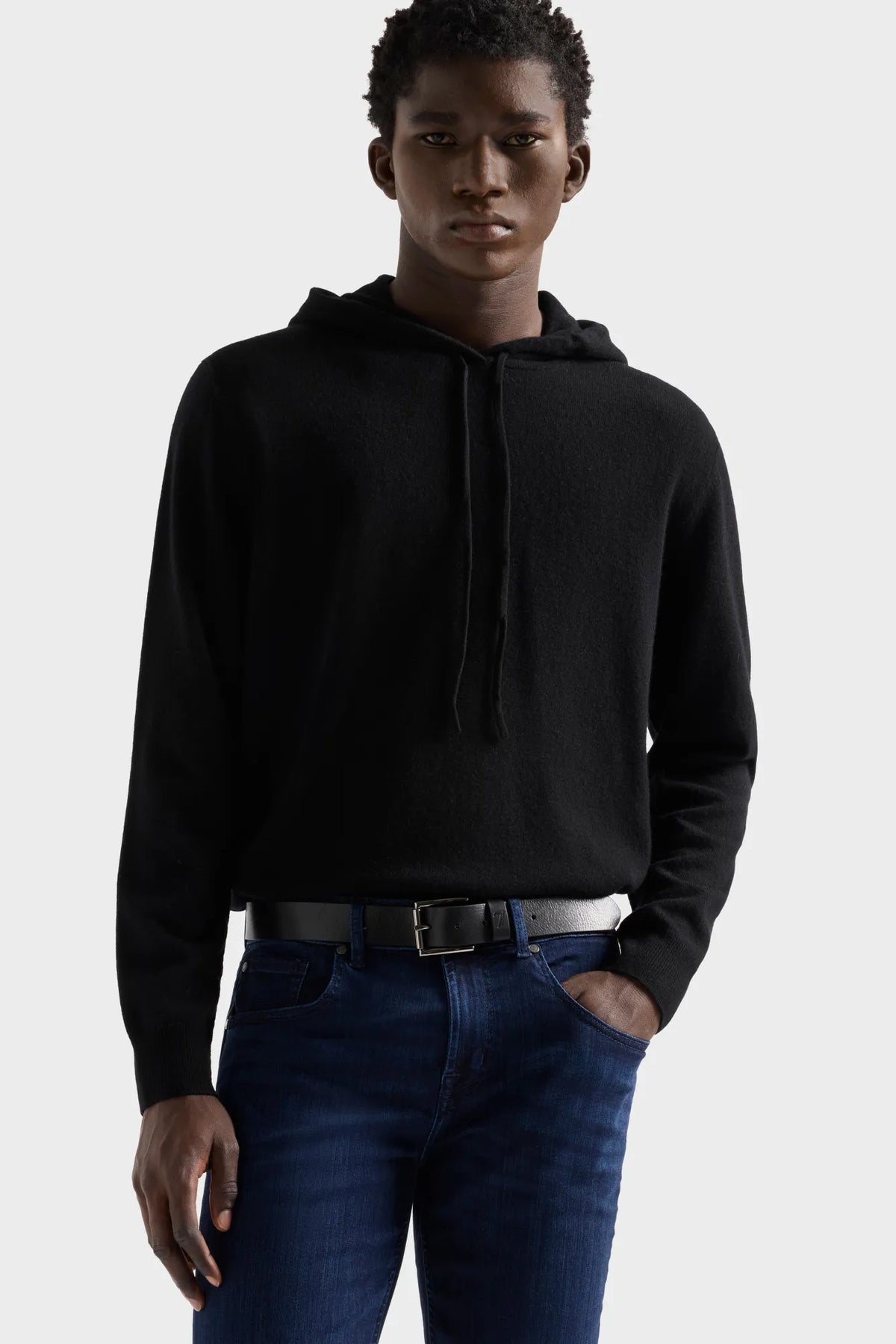 7 For All Mankind Coal Men Hoodie in Cashmere SKU: 7M0C0F16_1PK Image 02