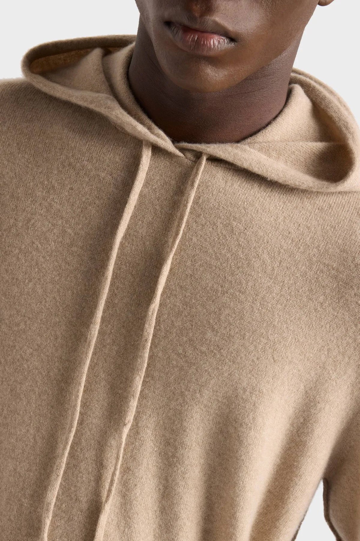 7 For All Mankind Amber Men Hoodie in Cashmere SKU: 7M0C0F16_1PM Image 03